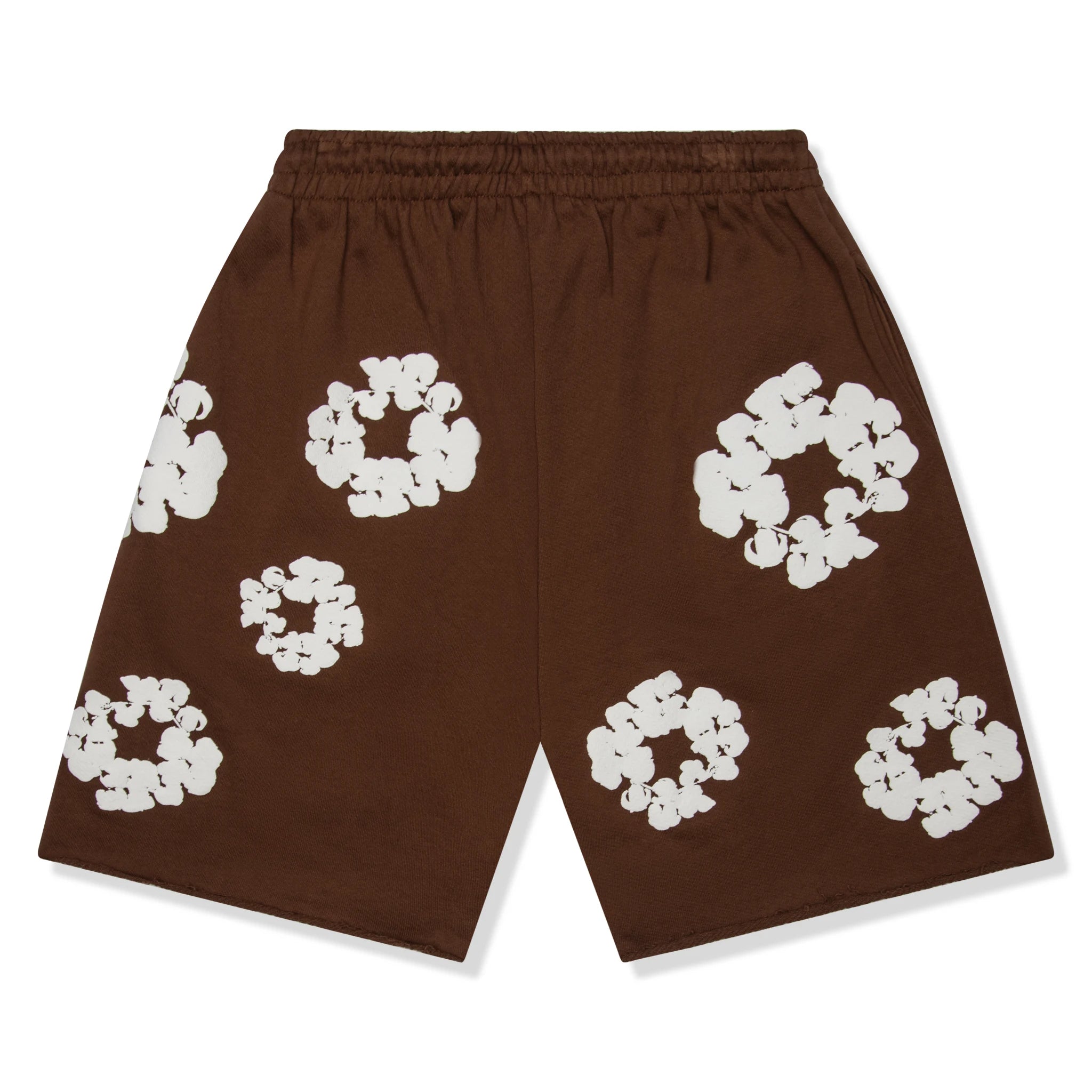 Denim Tears Cotton Wreath Brown Denim Shorts for Men - Casual Streetwear Summer Shorts for Outfits & Street Style Fashion