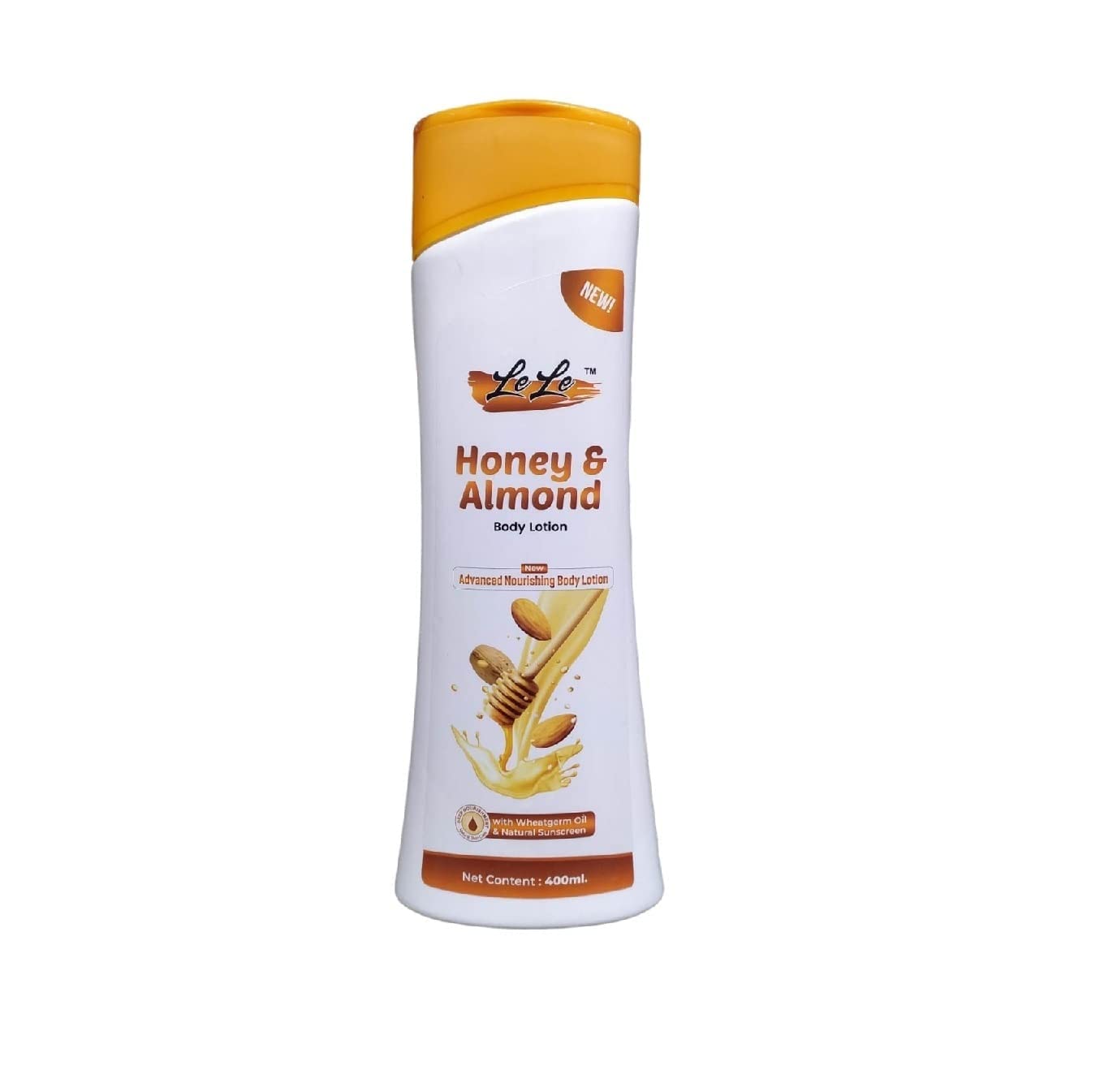 **Lele Honey & Almond Advanced Nourishing Body Lotion with Wheat Germ Oil – 400ml – Deep Hydration for Dry Skin – Perfect for Daily Moisturizing & Winter Care**