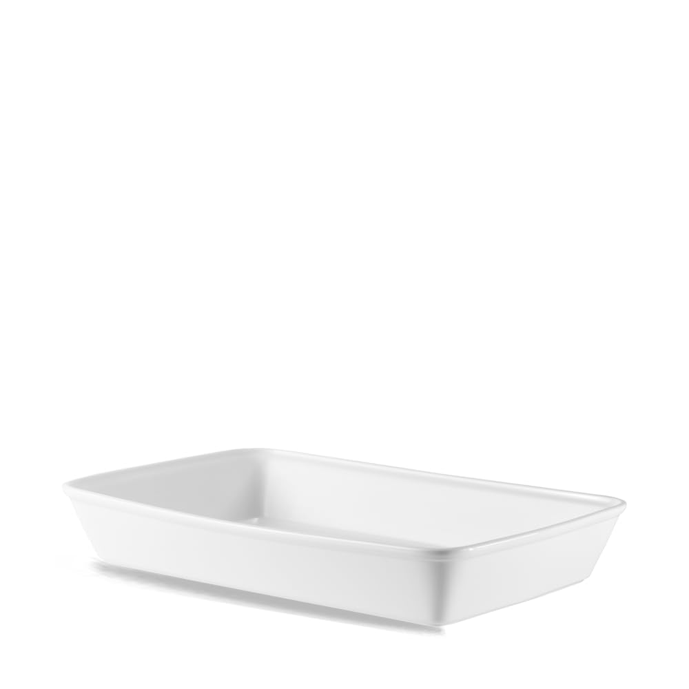 Churchill 4L Rectangular Baking Dish 15x10 Inch (380x250mm) - Set of 4 - Perfect for Casseroles, Lasagna & Party Serving - Oven & Microwave Safe