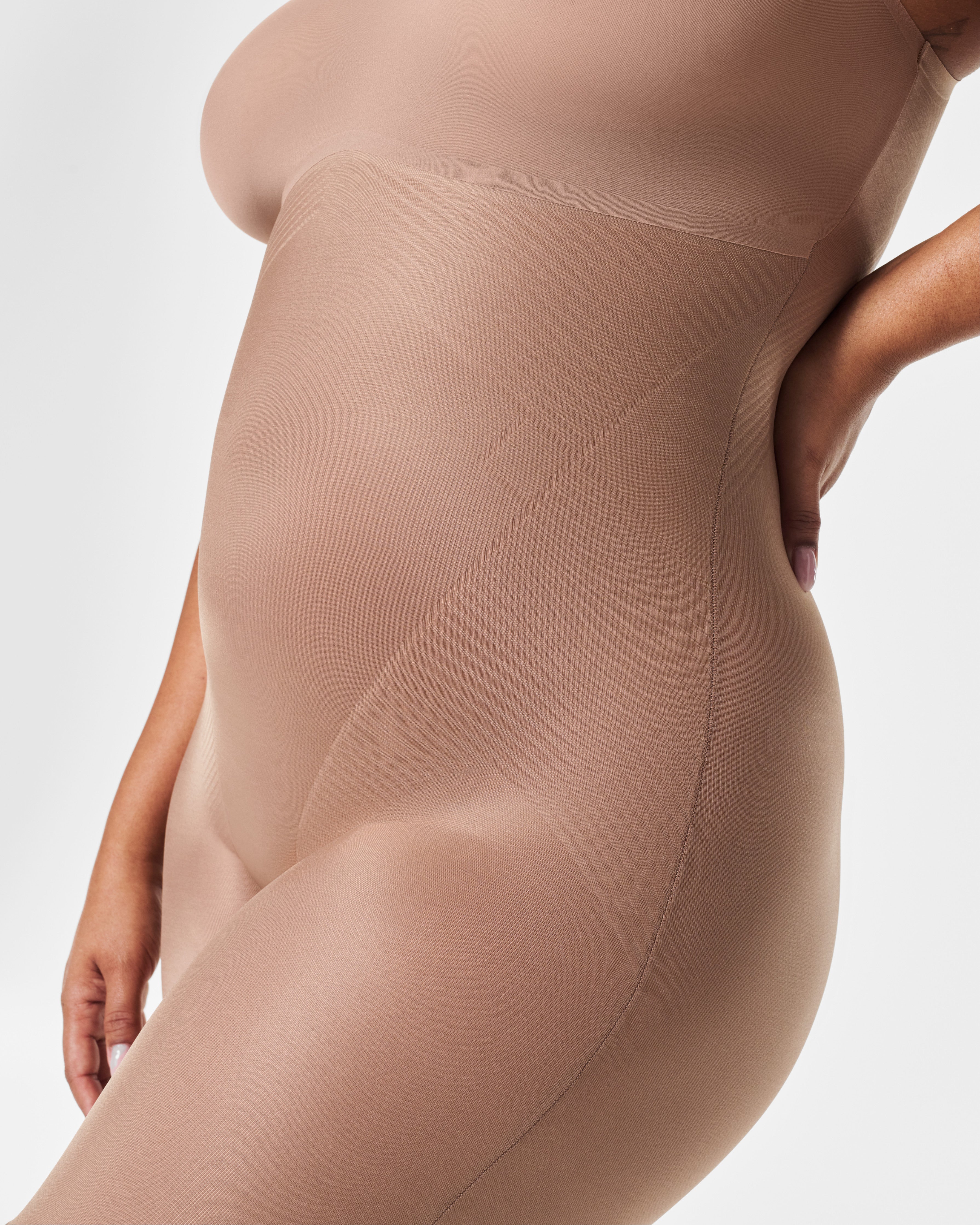 SPANX Shapewear Invisible Mid Thigh Bodysuit for Women - Seamless Slimming Shapewear for Everyday Wear & Special Occasions