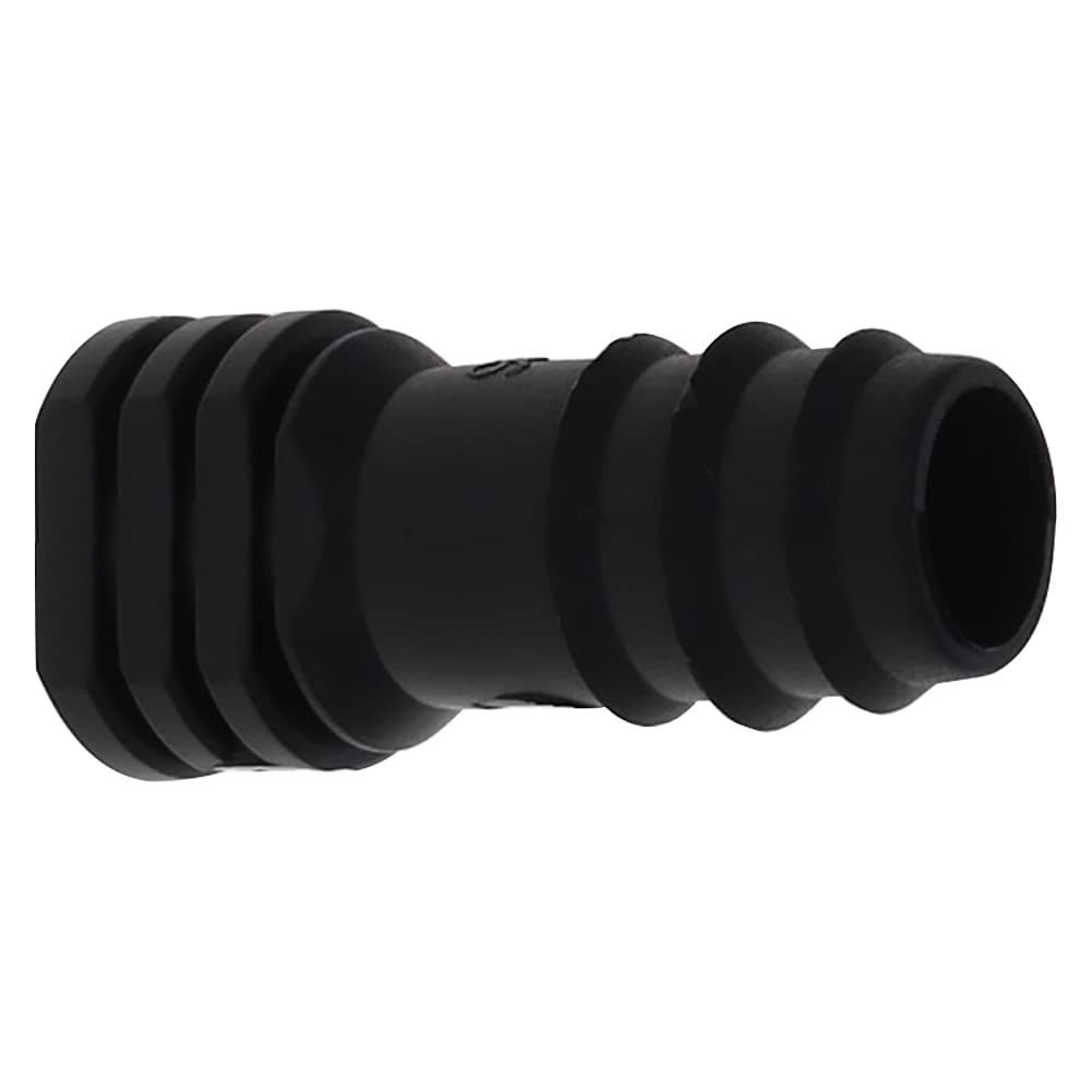 Yinpecly 38mm Barb Drip Pipe End Closure Cap - Black Hose Plug Connector for Garden & Agricultural Irrigation Systems (15-Pack) - Perfect for Drip Irrigation, Hydroponics, and Watering Systems