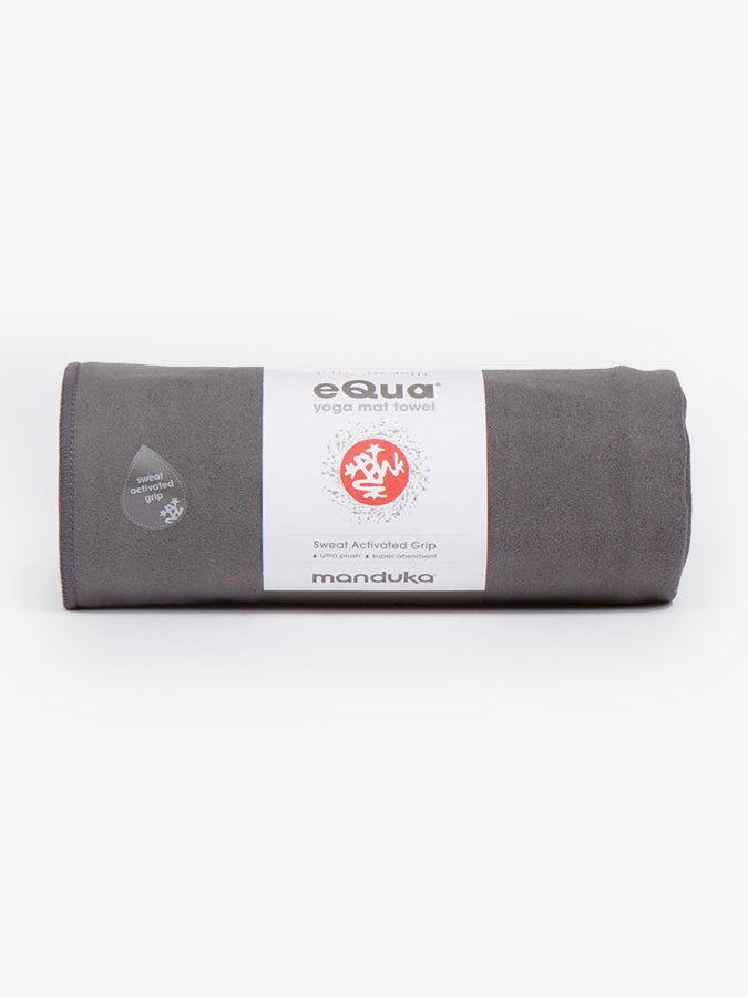 Manduka eQua Yoga Mat Towels - Non-Slip, Absorbent & Eco-Friendly for Hot Yoga, Pilates & Workouts - Perfect for Home & Studio Use