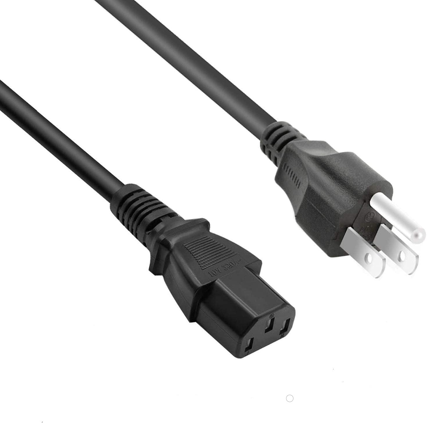 Pyle Pro PMX802M 8 Channel LCD Powered Mixer Replacement Power Cord - AC Power Cable with Outlet Socket Plug for DJ Equipment & Audio Mixers - Perfect for Studio Setups & Live Performances
