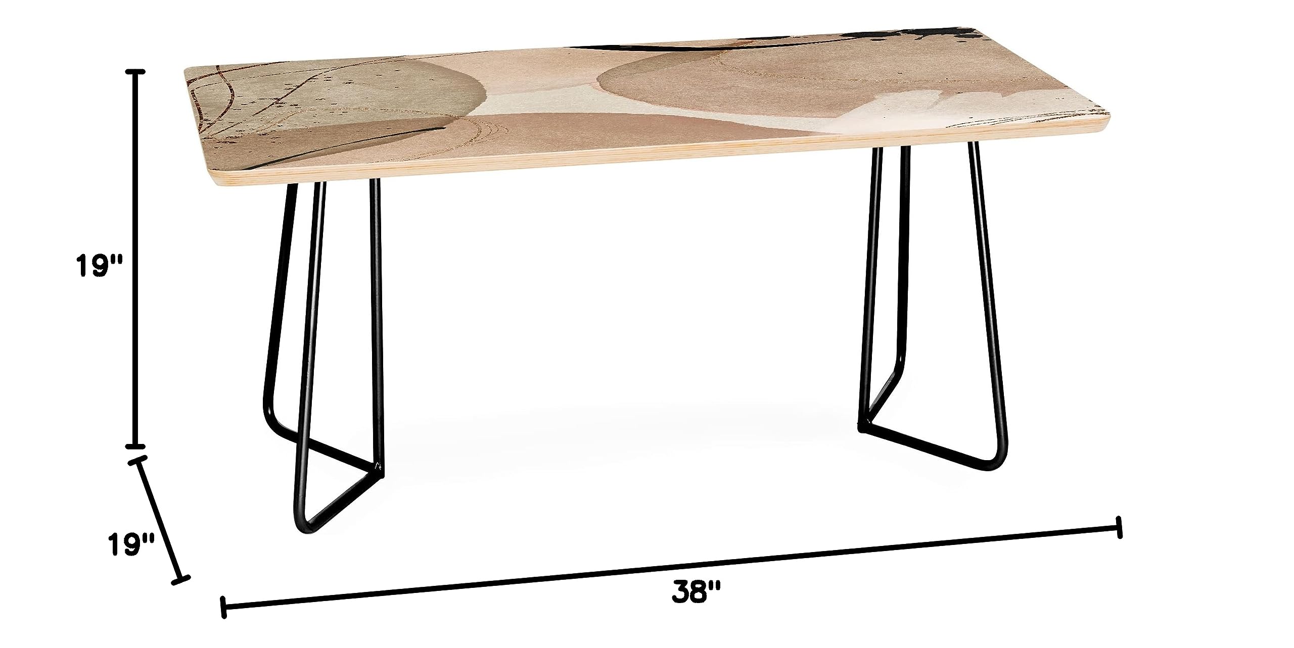 Deny Designs Sheila Wenzel-Ganny Abstract Minimalist Coffee Table - 38