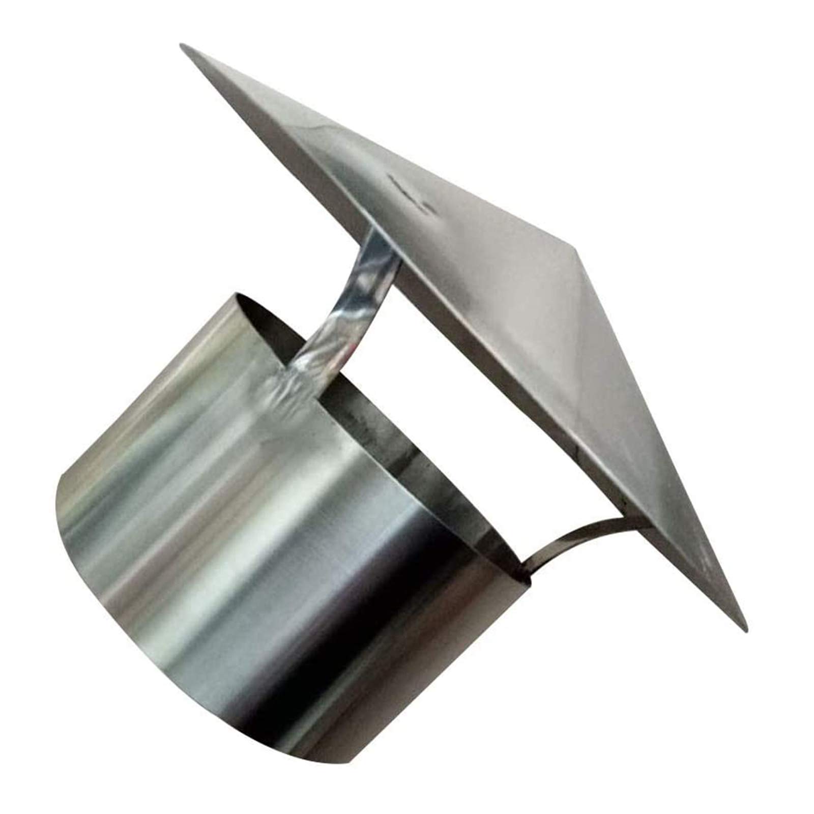 Stainless Steel Chimney Cowl Cap - 250mm Waterproof Round Air Vent Cover for Roof Flue Pipe, Rain Protector for Heating Stove Exhaust - Perfect for Fireplace, Wood Stove & Outdoor Chimney Protection
