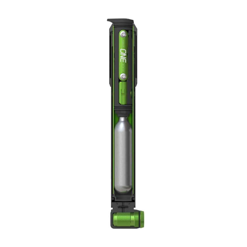 OneUp EDC Bike Pump - Compact & Portable Bicycle Tire Inflator for MTB, Road & Gravel Bikes - Perfect for On-the-Go Cycling Adventures & Emergency Repairs
