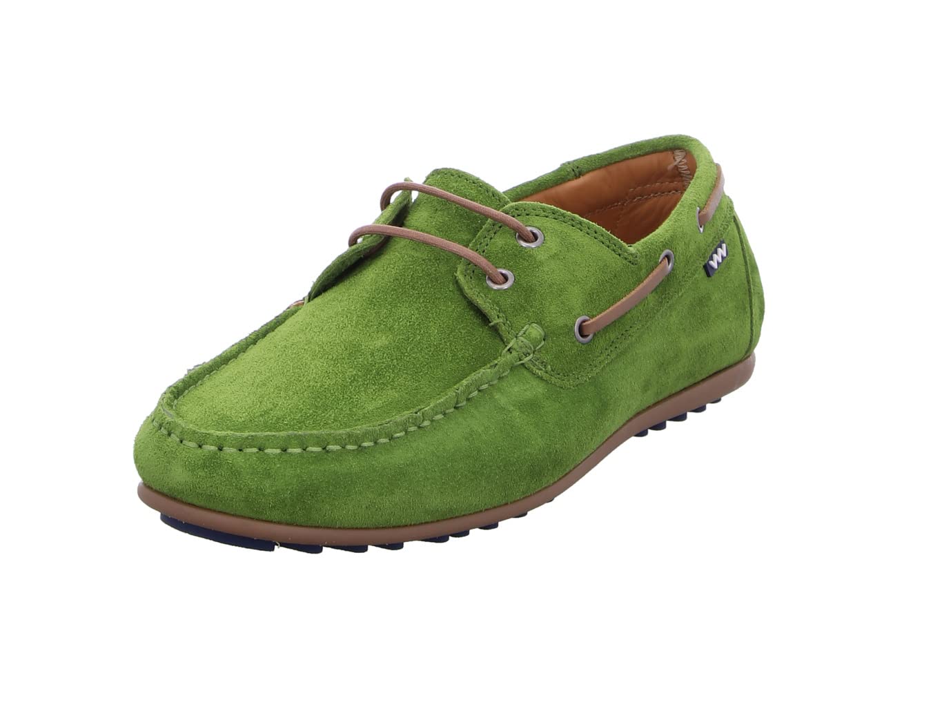 Floris van Bommel Men's SFM 30313-50-01 Green Leather Loafers | Comfortable Slip-On Shoes for Business Casual & Office Wear