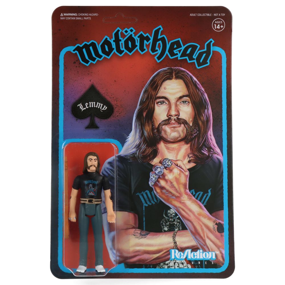 Lemmy Kilmister Motorhead ReAction Figure - Collectible Rock Music Merchandise for Fans & Home Decor