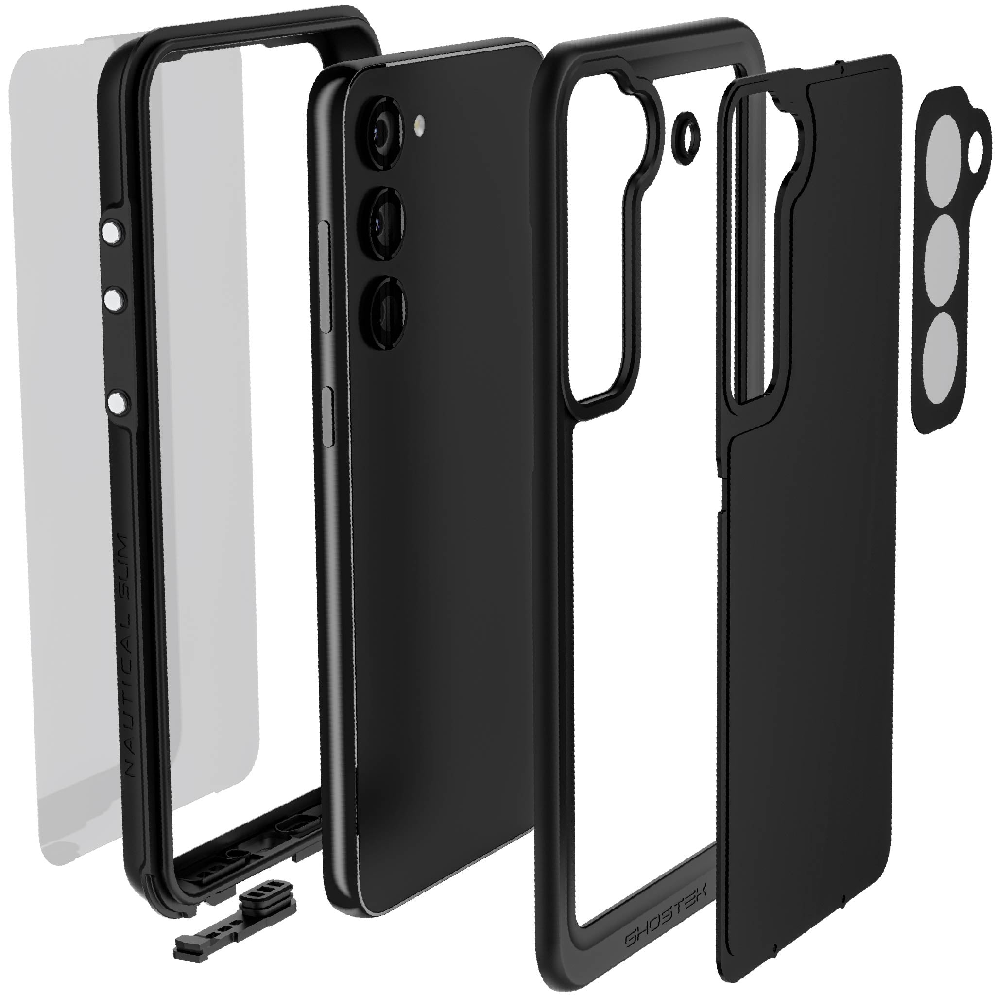 Samsung Galaxy S23 Waterproof Case with Built-in Screen Protector - Ultra Slim & Shockproof Phone Cover for Swimming, Diving & Outdoor Activities