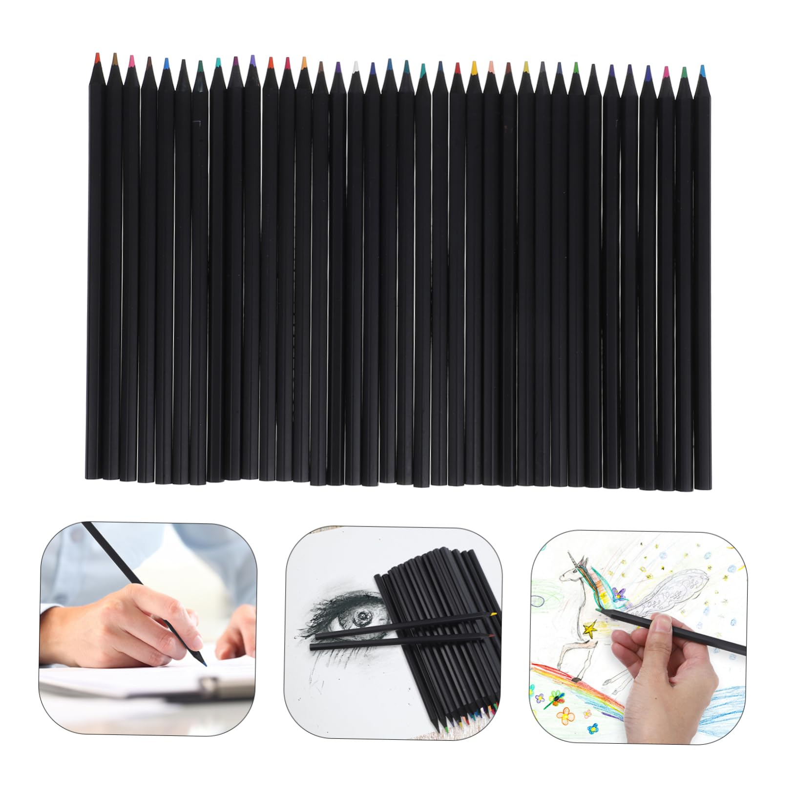 DIYEAH 108-Piece Professional Sketch Pencils Set - Bulk Colored Pencils for Artists, Students & Adult Coloring - Perfect for Drawing, Sketching & Art Projects