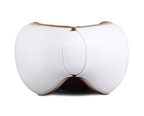 GLOBAL RELAX® SKANDAS Foldable Facial & Eye Massager with Heat, Shiatsu, Compression & Vibromassage - Dark Circle Corrector, Built-in Speakers & Music - Perfect for Home Relaxation, Travel & Stress Relief