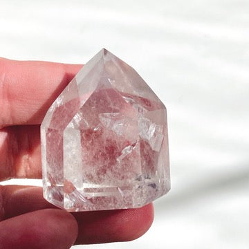 Natural Clear Quartz Crystal Point - Healing Stone for Meditation, Reiki & Energy Work - CQC 47 - Perfect for Home Decor, Spiritual Gifts & Chakra Balancing