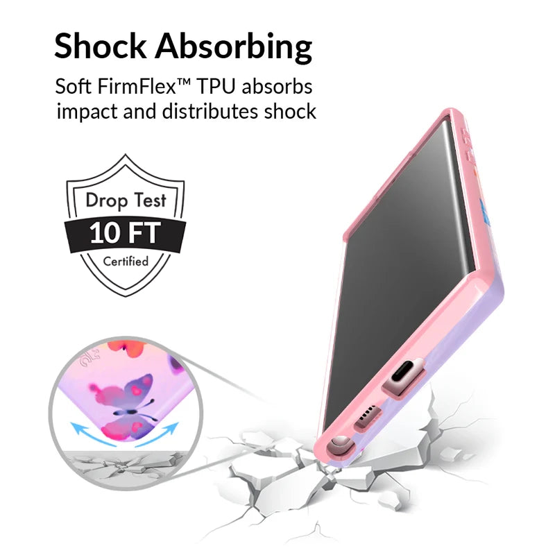 Aura Butterfly Samsung Phone Case - Premium Protective Cover for Samsung Galaxy Series | Perfect for Everyday Use, Travel & Style