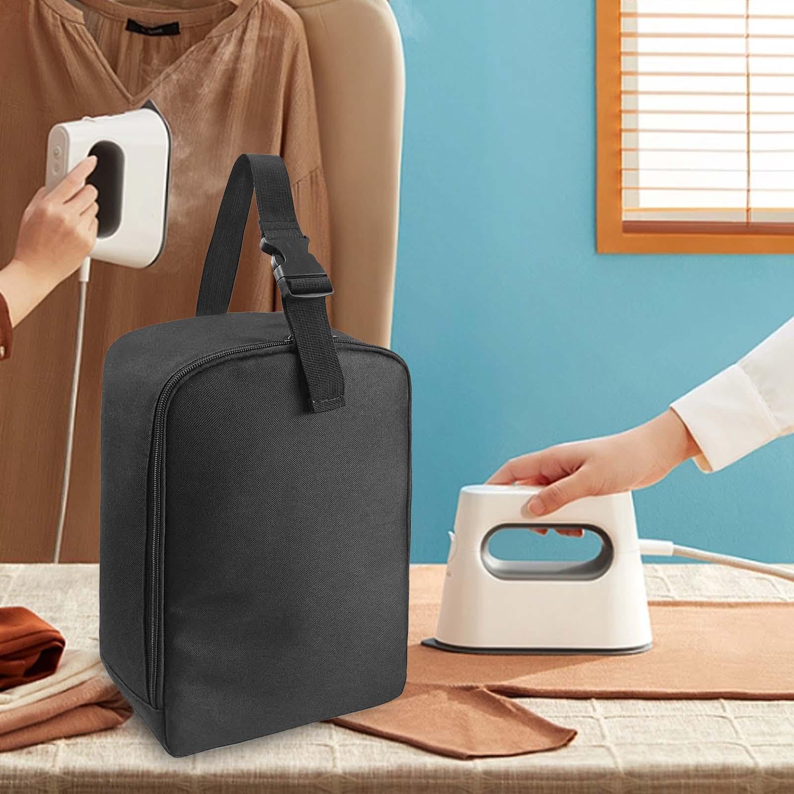 Perfk Steamer Organizer - Lightweight Travel Hanging Garment Bag with Shoulder Strap for Steam Iron, Dustproof Storage & Portable Transport | Perfect for Business Trips, Vacations & Home Use
