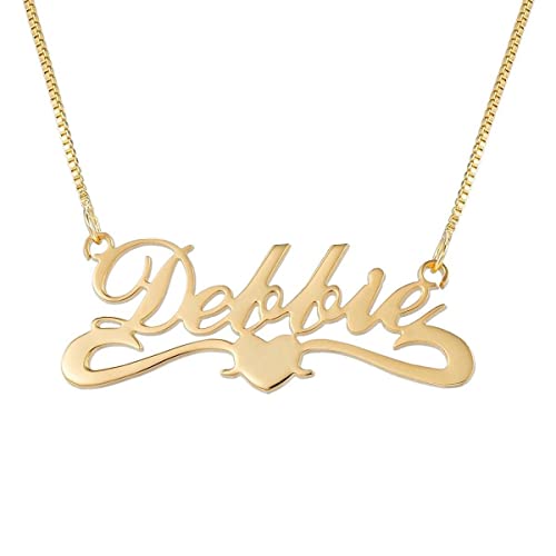 Personalized Sterling Silver Name Necklace - Custom Cutout Pendant Jewelry for Women | Unique Gift for Her, Birthday, Anniversary & Special Occasions
