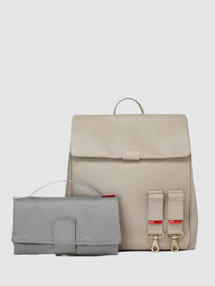 Storksak St James Genuine Leather Diaper Bag for Moms - Perfect for Baby Essentials, Travel & On-the-Go Parenting