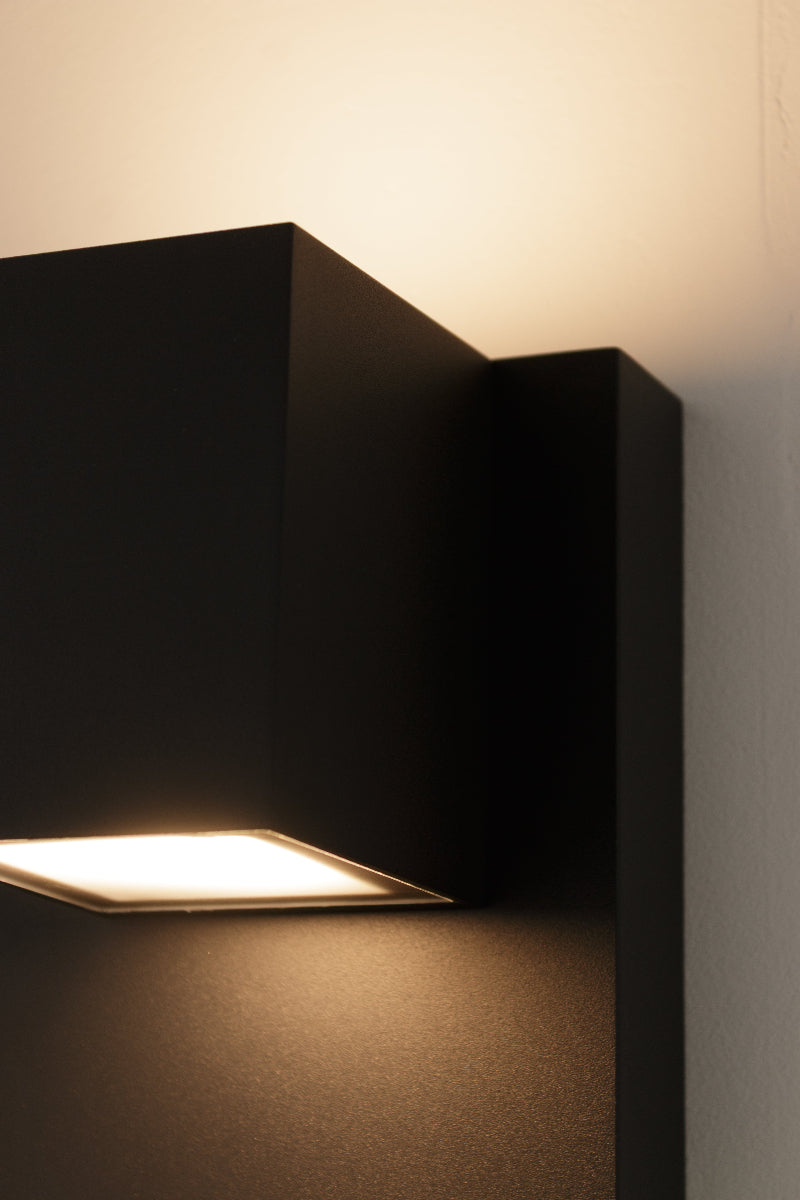 Modern Cote LED Exterior Wall Sconce Light - Waterproof Outdoor Lighting for Porch, Patio, Garden & Entryway
