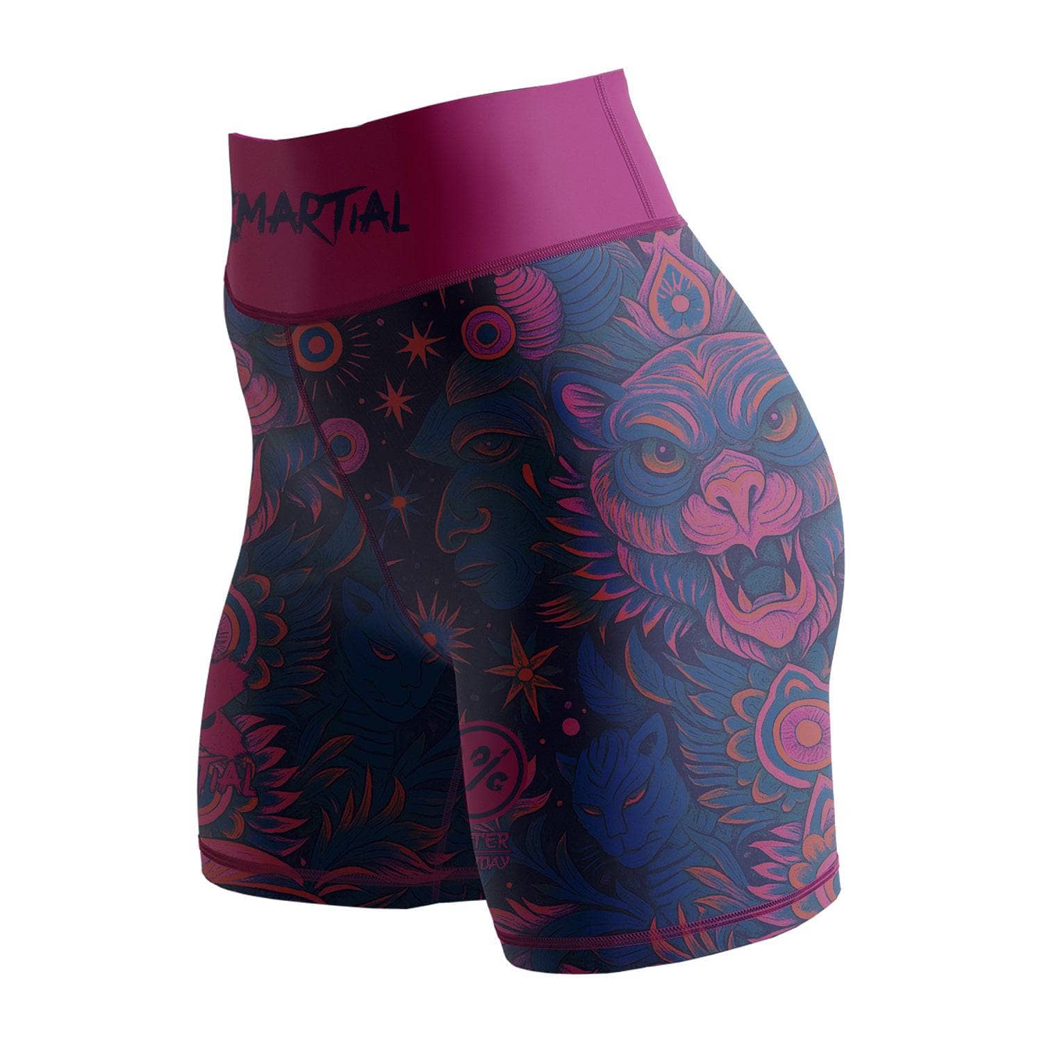 Sacred Ancient Women's Spats Shorts - High Waisted Yoga Shorts for Women, Workout Leggings, Gym & Running - Perfect for Yoga, Pilates, Fitness & Lounge Wear