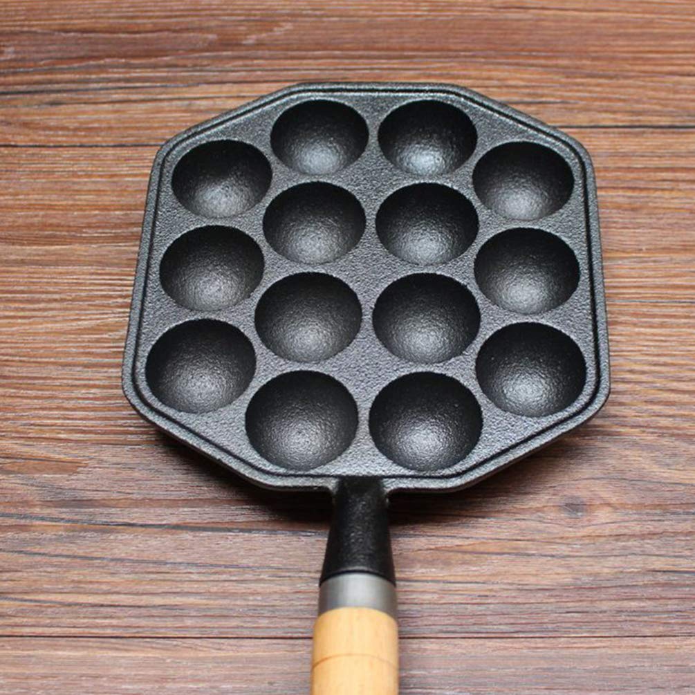 Premium Hemoton Octopus Ball Pan - Japanese Takoyaki Maker, Non-Stick Bakeware for Homemade Octopus Balls, Waffles & Pancakes - Perfect for Parties, Snacks & Asian Cuisine Cooking