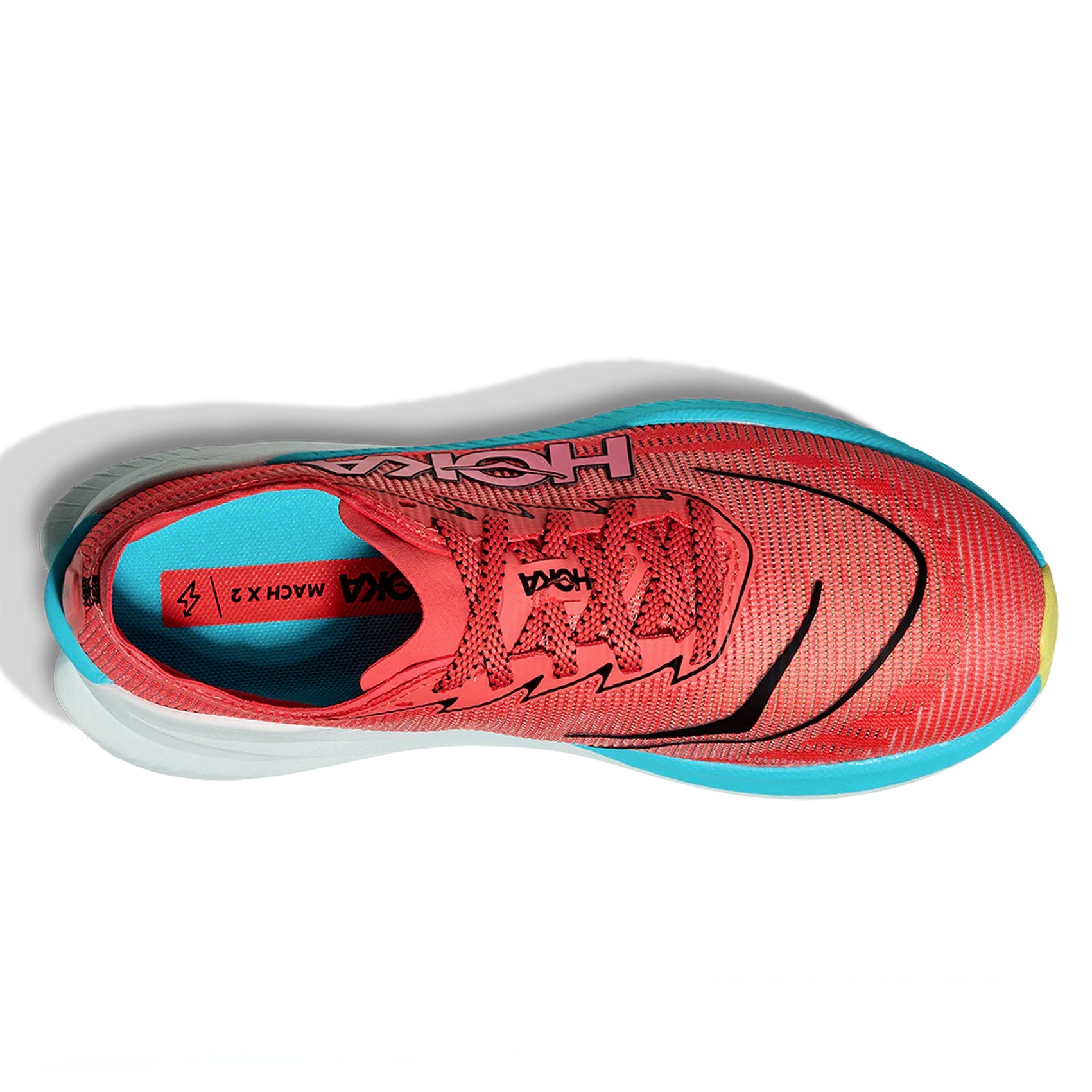 HOKA Mach X 2 Wide Running Shoes for Men - Lightweight Performance Trainers for Road Running & Marathon Training