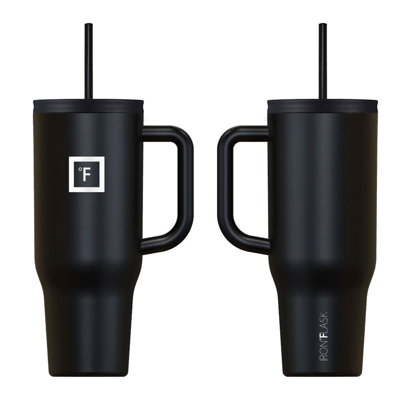 40 Oz Co Pilot Tumbler - Insulated Stainless Steel Travel Mug with Lid & Straw - Keeps Drinks Hot/Cold for Hours - Perfect for Coffee, Tea, Water - Ideal for Travel, Office, Gym & Outdoor Adventures