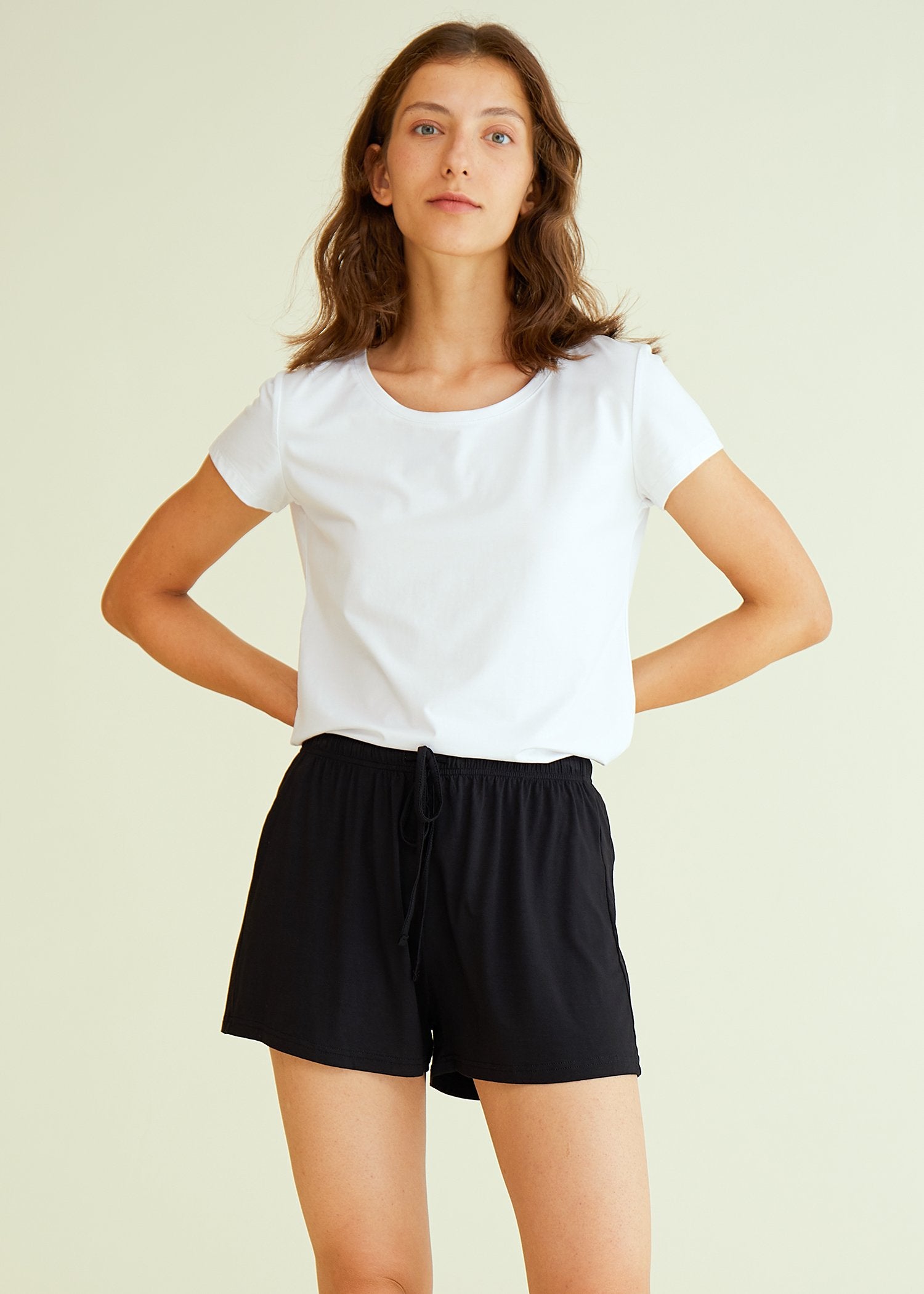 Breathable Women's Bamboo Boxer Shorts - Soft Pajama Bottoms for Lounge & Sleep | Eco-Friendly & Comfortable Nightwear