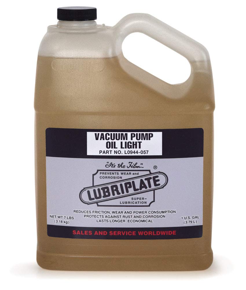 Lubriplate L0944-057 Vacuum Pump Oil - Light Grade 1 Gallon Jug for HVAC, Laboratory & Industrial Equipment Maintenance
