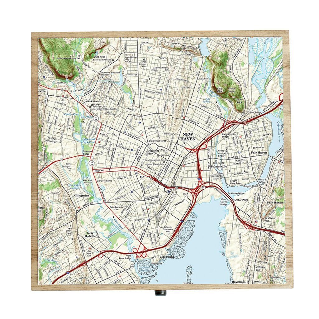 Personalized Map Keepsake Box by Butler & Hill - Custom Engraved Wooden Memory Chest for Anniversary, Wedding & Travel Souvenirs | Perfect Gift for Couples, Bridesmaids & Travel Lovers