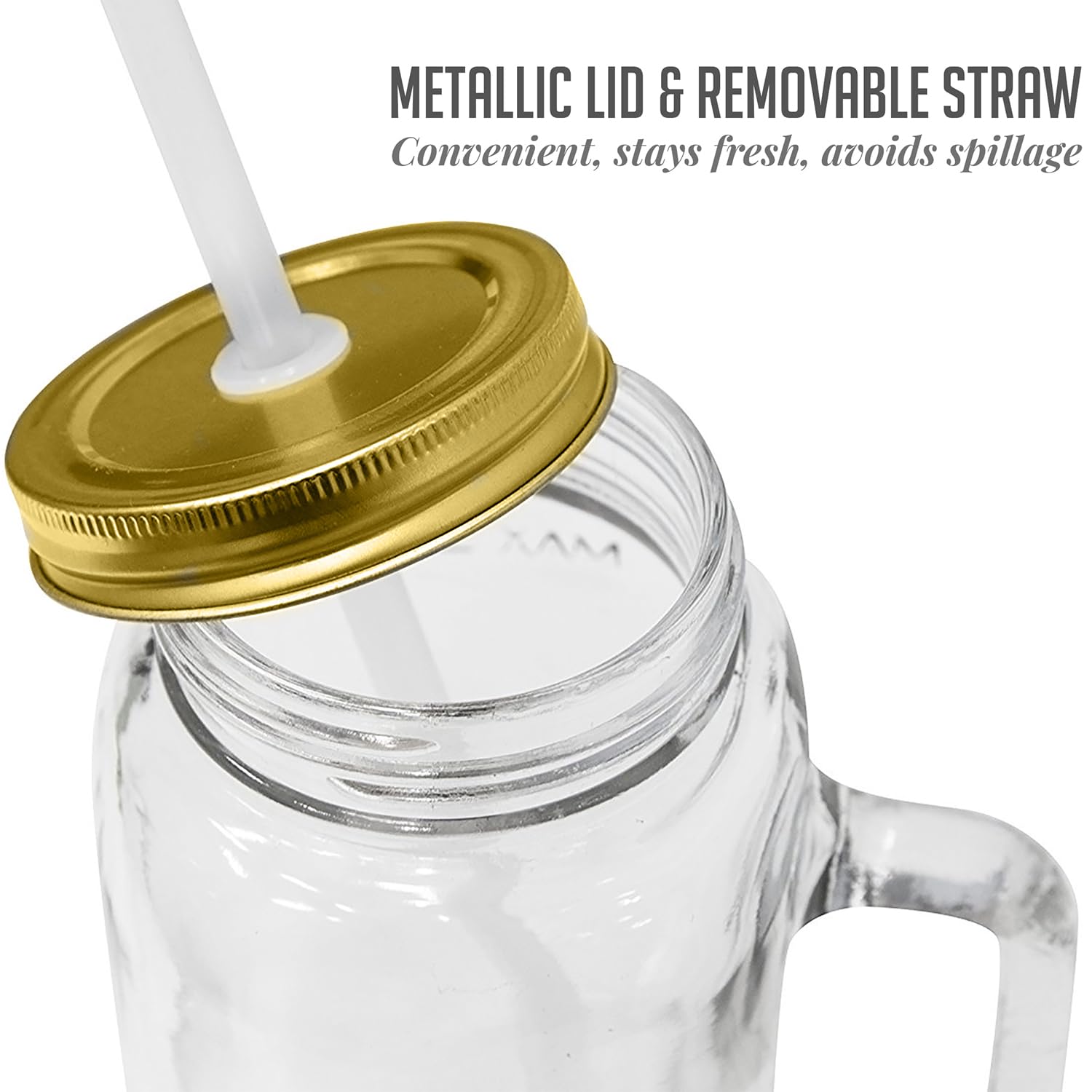 OVENTE BLH100T 300W Personal Blender with 18oz BPA-Free Mason Jar - Stainless Steel Blades, Dishwasher Safe, Includes Reusable Straw & Lid - Perfect for Smoothies, Protein Shakes & Meal Prep (Turquoise)