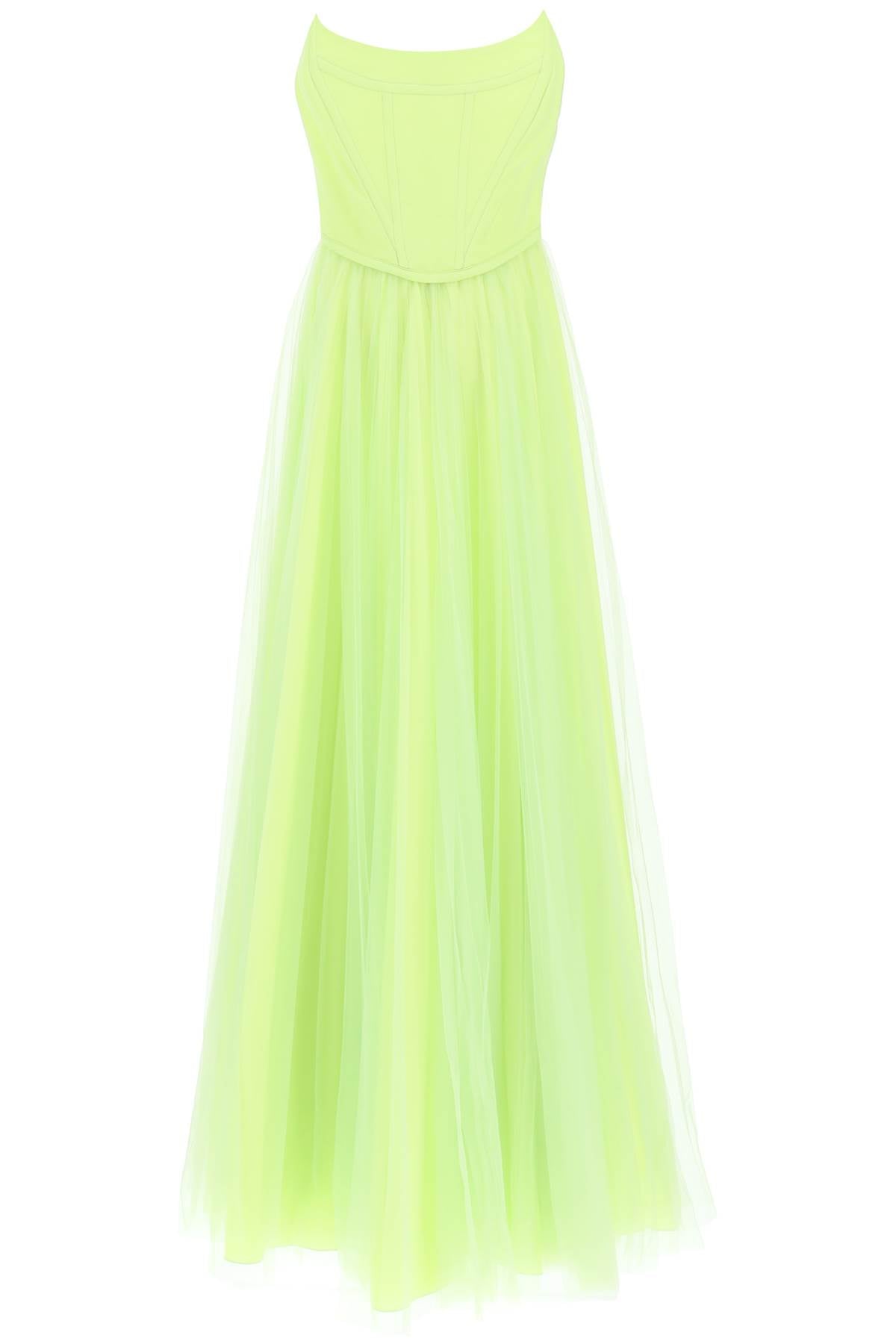 1913 Vintage Long Bustier Dress with Shaped Neckline - Elegant Formal Evening Gown for Weddings, Parties & Special Occasions