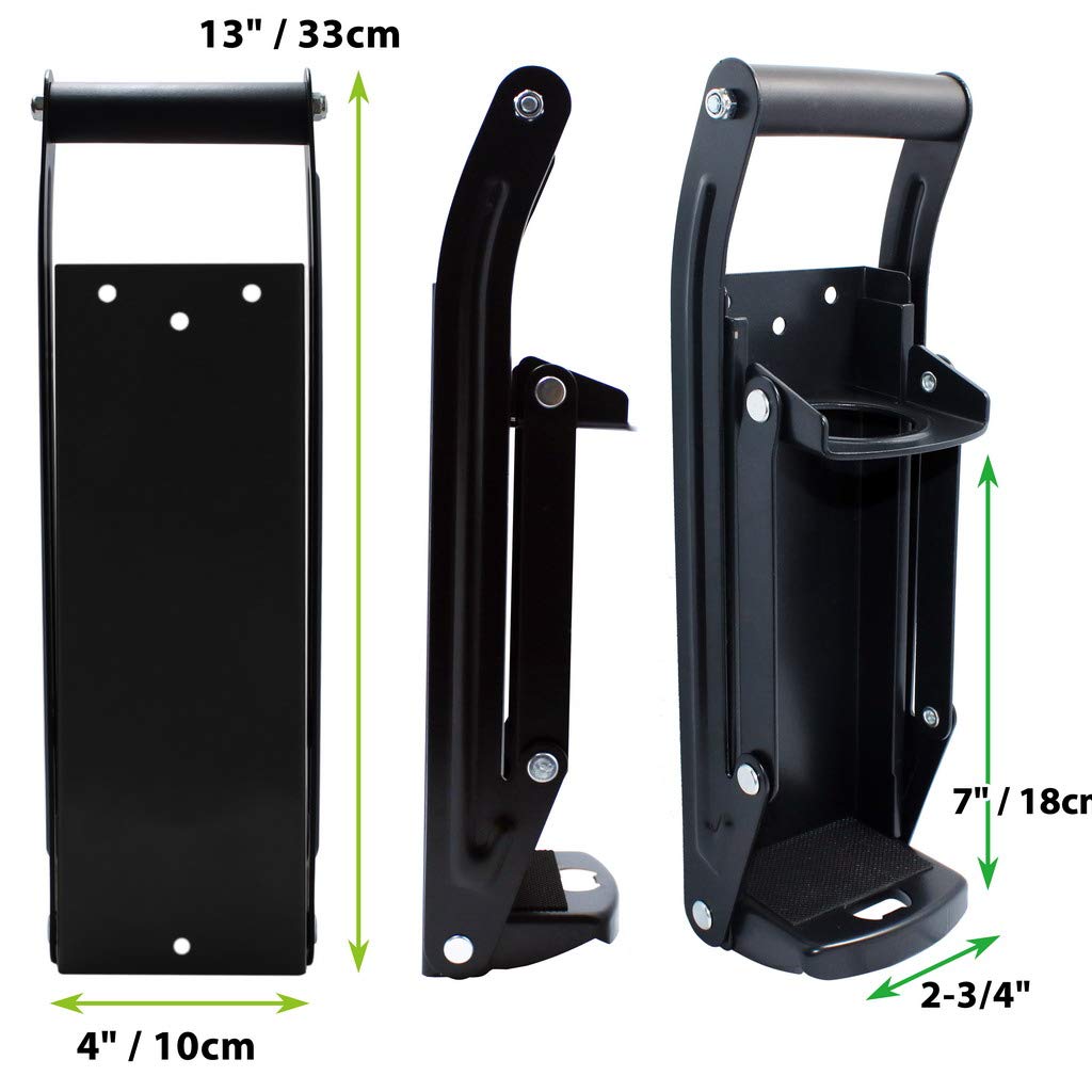 Wall Mounted 16oz Can Crusher for Soda & Beer Cans - Easy Recycling at Home
