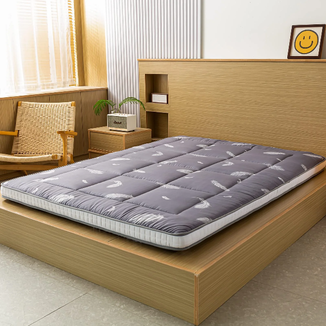 MAXYOYO Extra Thick Padded Japanese Floor Mattress - Foldable Camping & Portable Shikibuton Bed Mattress Topper | Perfect for Guest Beds, Dorm Rooms & Outdoor Adventures