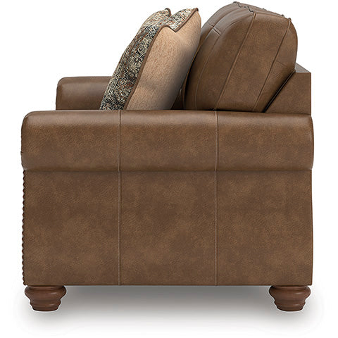 Chasemore Earth Loveseat Sofa - Modern 2-Seater Couch for Living Room, Small Space, Apartment & Office - PC5590235