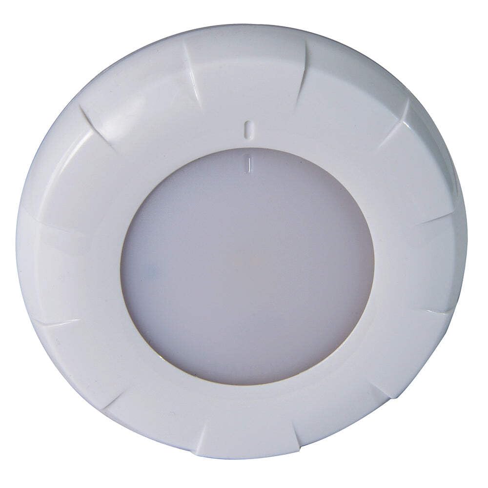 Lumitec Aurora White/Red Dimmable Dome Light 101076 - Marine Boat LED Lighting for Cabin, Deck & Cockpit - Waterproof & Adjustable Brightness