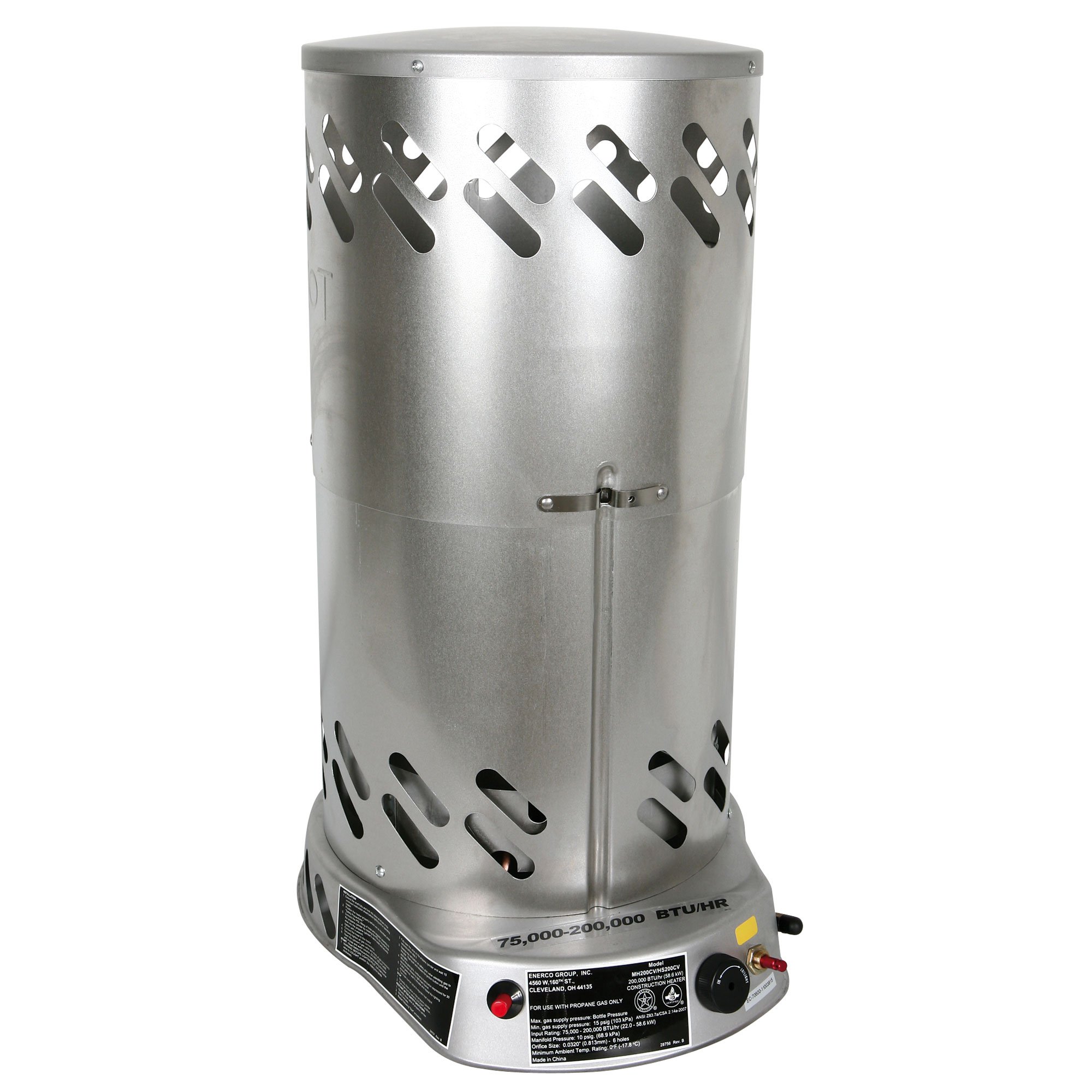 Mr. Heater MH200CV 200,000 BTU Propane Convection Heater - Portable Outdoor Workshop Garage Construction Site Heating Solution