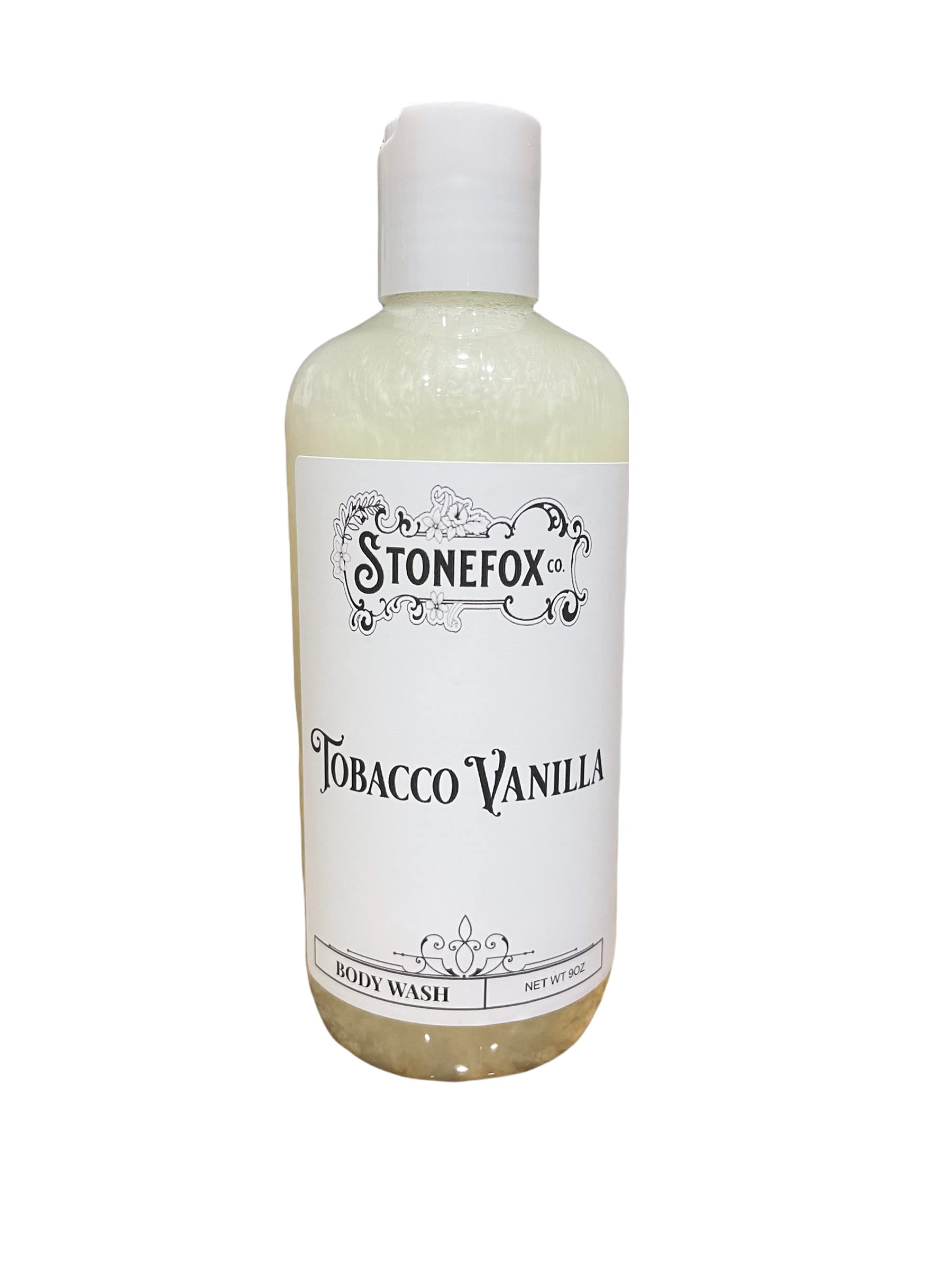 Tobacco Vanilla Scented Body Wash - 9 fl oz Moisturizing Shower Gel for Men & Women - Relaxing Aromatherapy for Stress Relief & Luxurious Bath Time