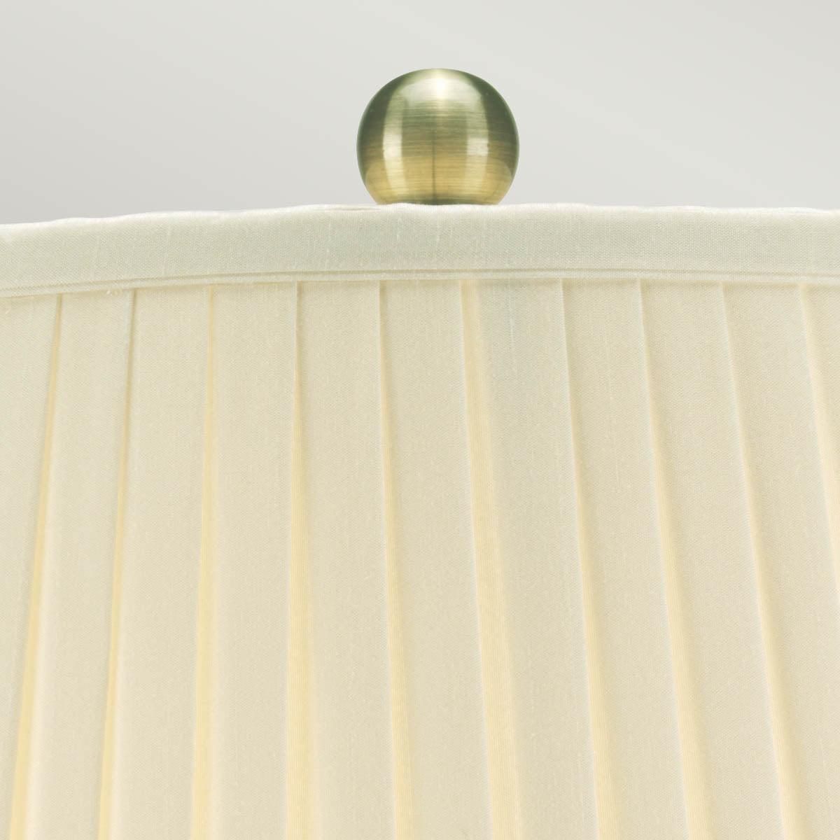 Elstead Lighting Brown & Gold Ceramic Table Lamp with Leaf Design - Perfect for Living Room, Bedroom, or Office Decor