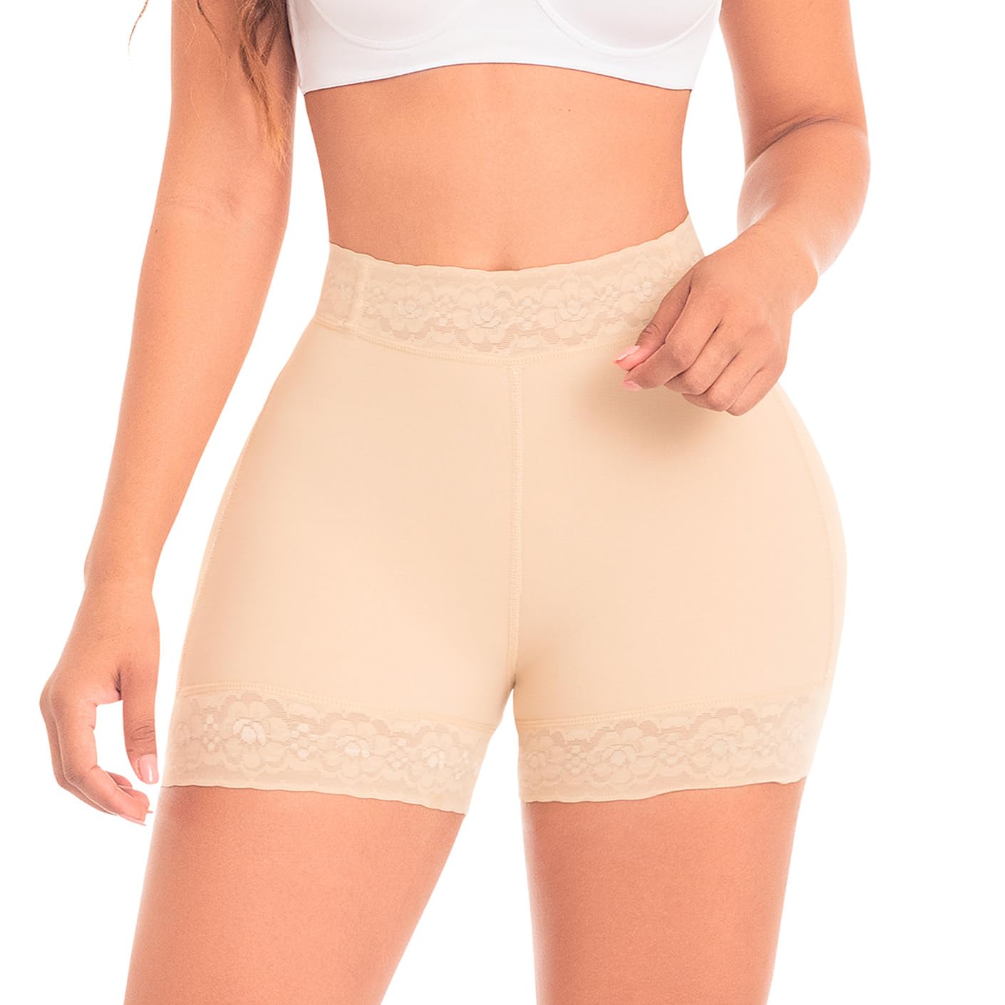M&D 0321 Women's Butt Lifting Shapewear Shorts | Colombian Fajas for Tummy Control & Body Shaping | Perfect Under Dresses, Jeans & Workout Clothes