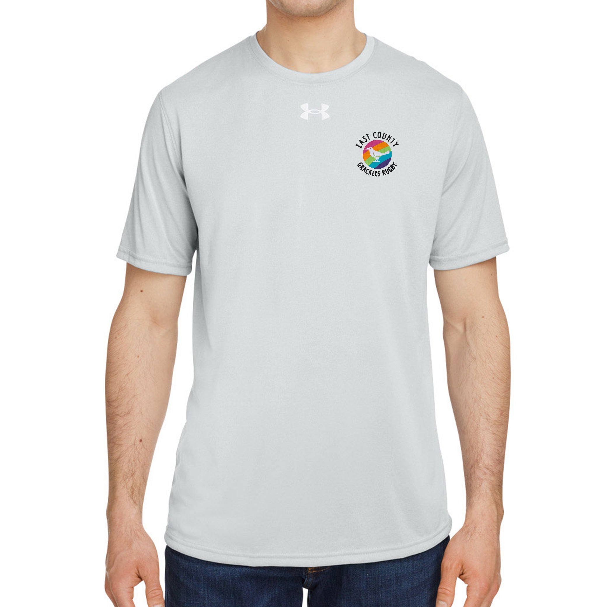 East Co. Grackles UA Team Tech T-Shirt - Moisture-Wicking Performance Shirt for Sports & Casual Wear | Men's Athletic Apparel for Training, Gym & Everyday Use