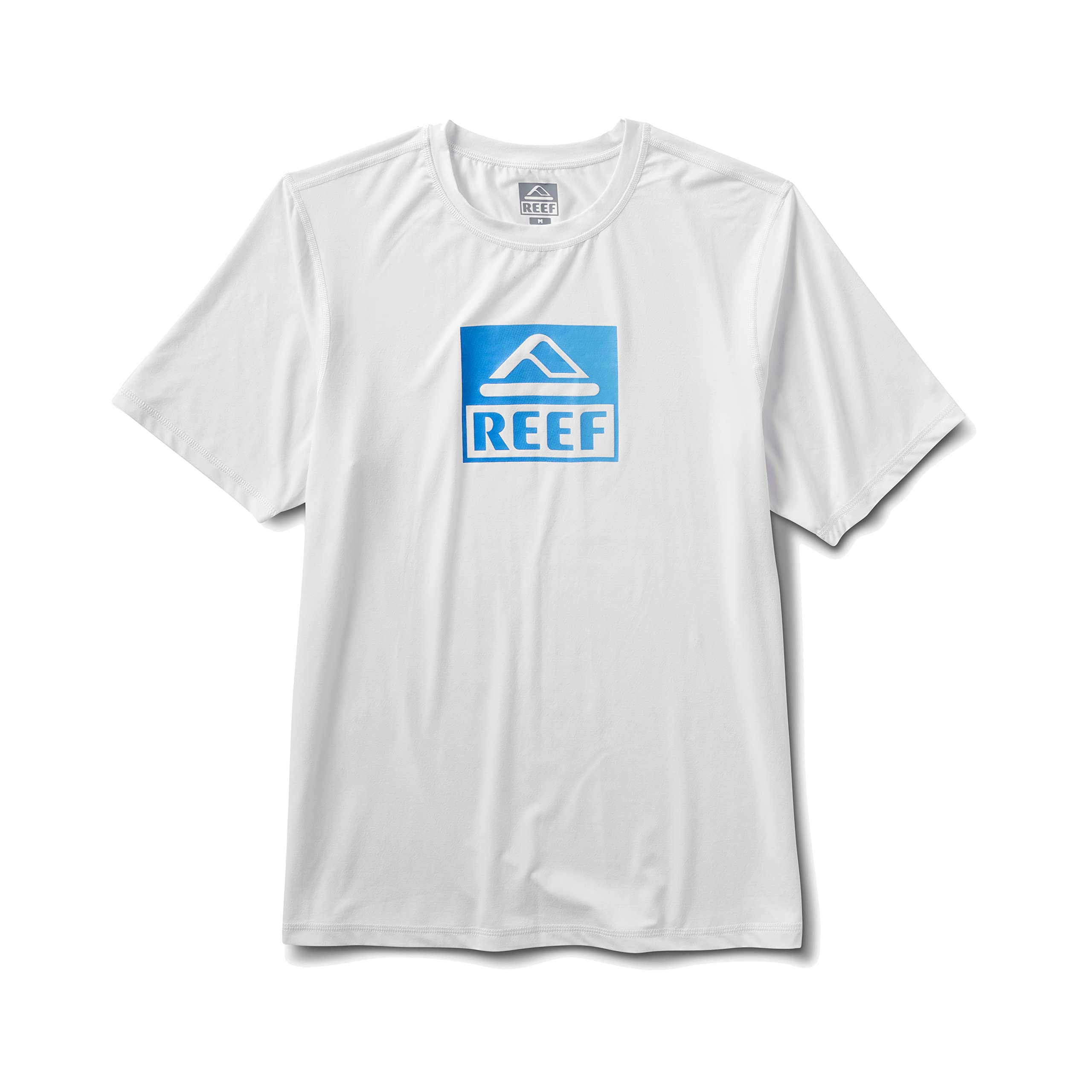 Reef Men's Short Sleeve Rash Guard UPF 50+ Sun Protection Swim Shirt for Surfing, Swimming & Beach Activities