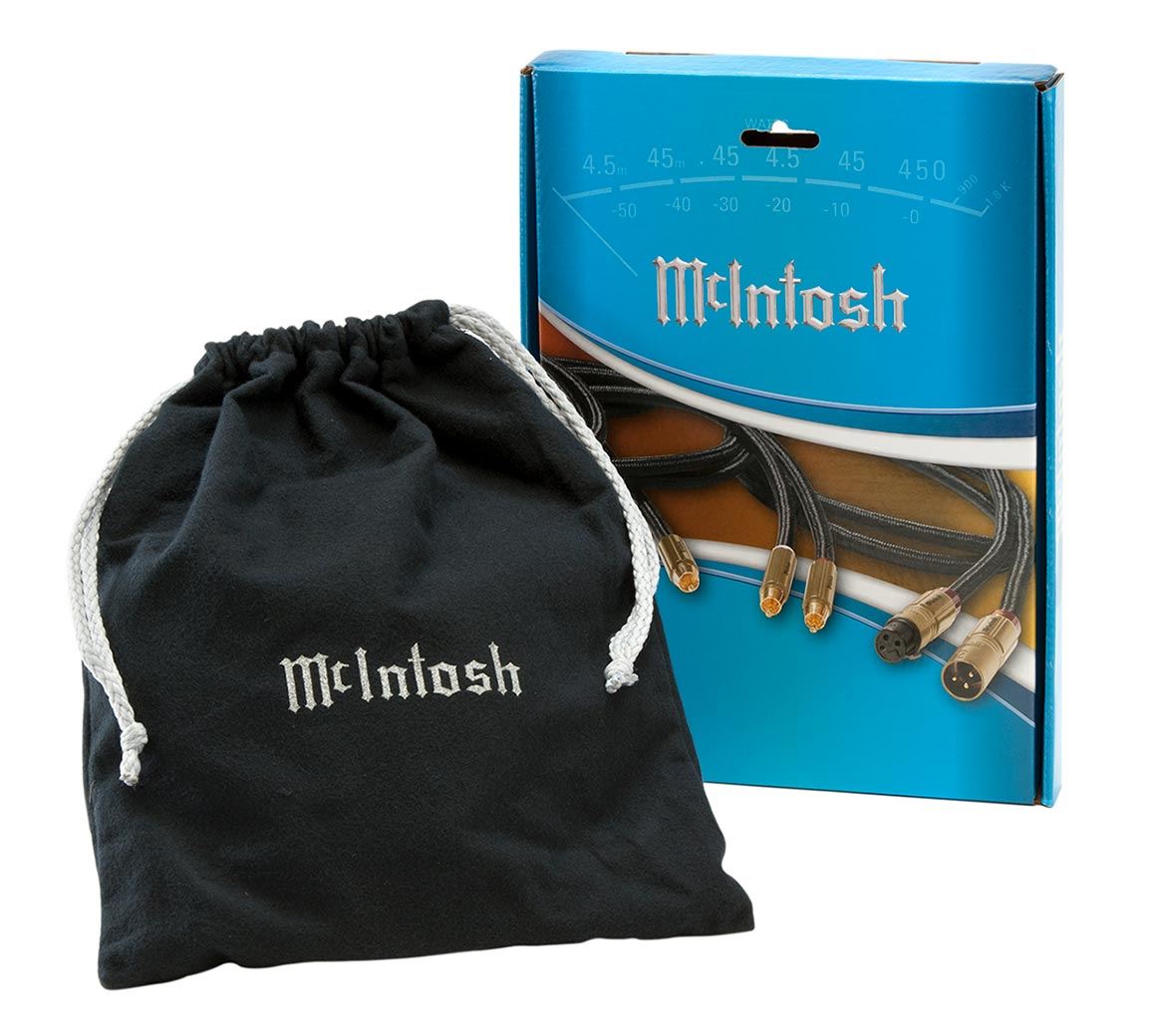 Premium McIntosh RCA Unbalanced Audio Cables - High-Quality Stereo Interconnect Pair for Home Theater & Hi-Fi Systems - Perfect for Turntables, Amplifiers & Audio Components