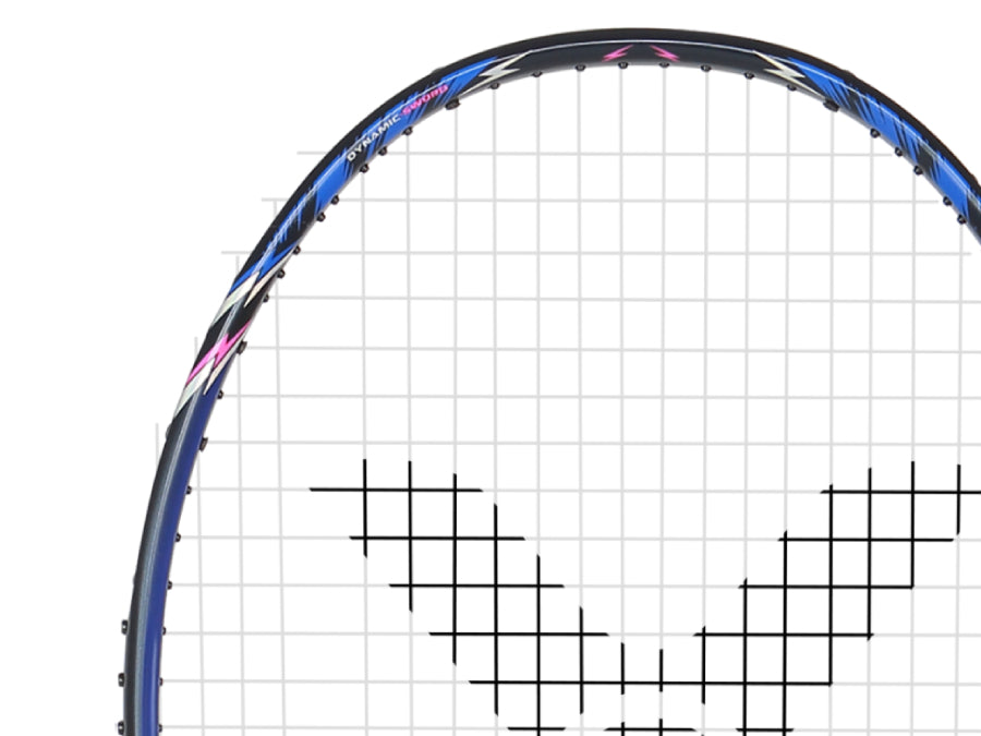 Victor Auraspeed 90K II TD B Unstrung Badminton Racket - Professional Carbon Fiber Shuttlecock Racket for Tournament & Training - Perfect for Singles/Doubles Play & Advanced Players
