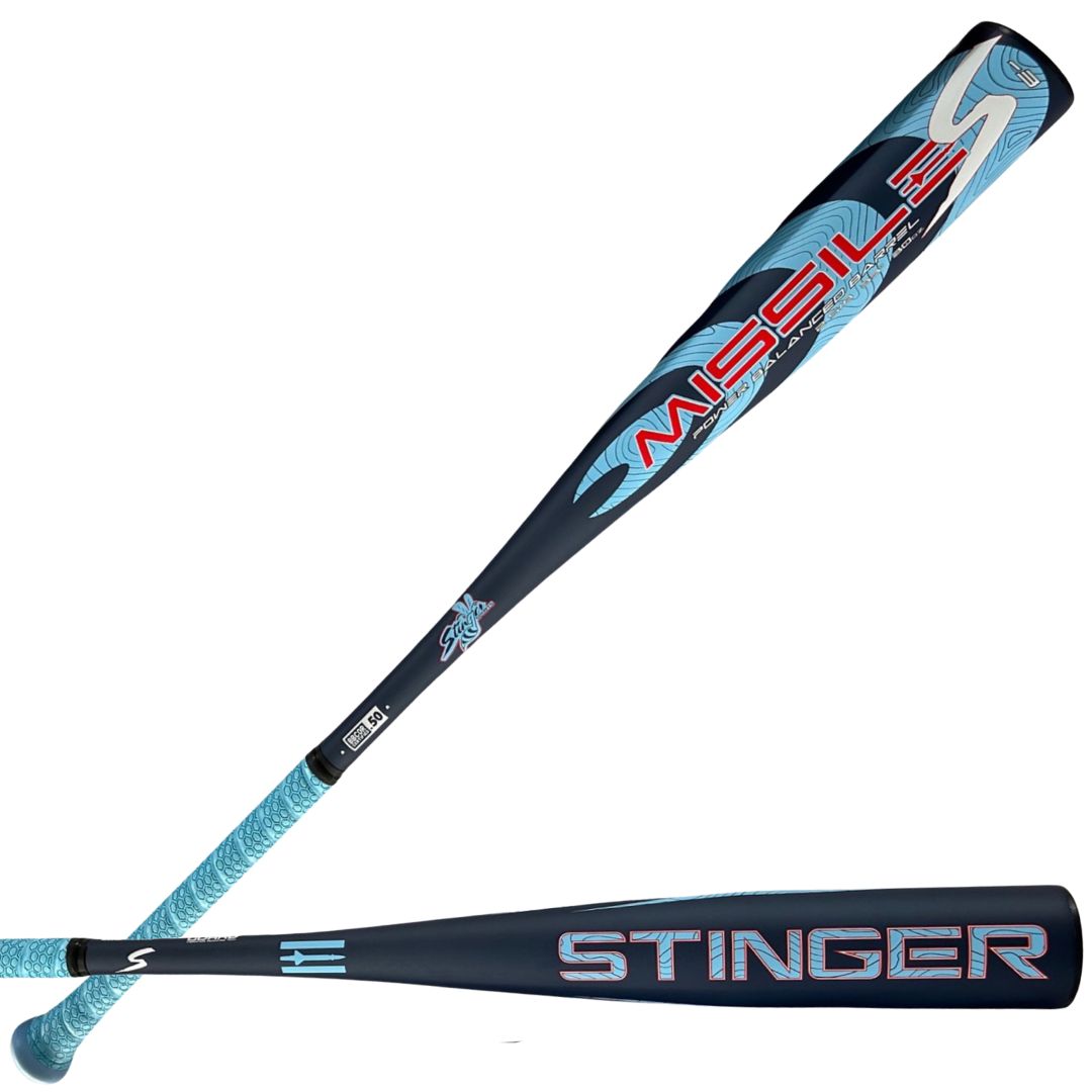Stinger Missile S BBCOR Baseball Bat - High Performance Youth & Adult Baseball Bat for Power Hitters - Perfect for Games, Practice & Training
