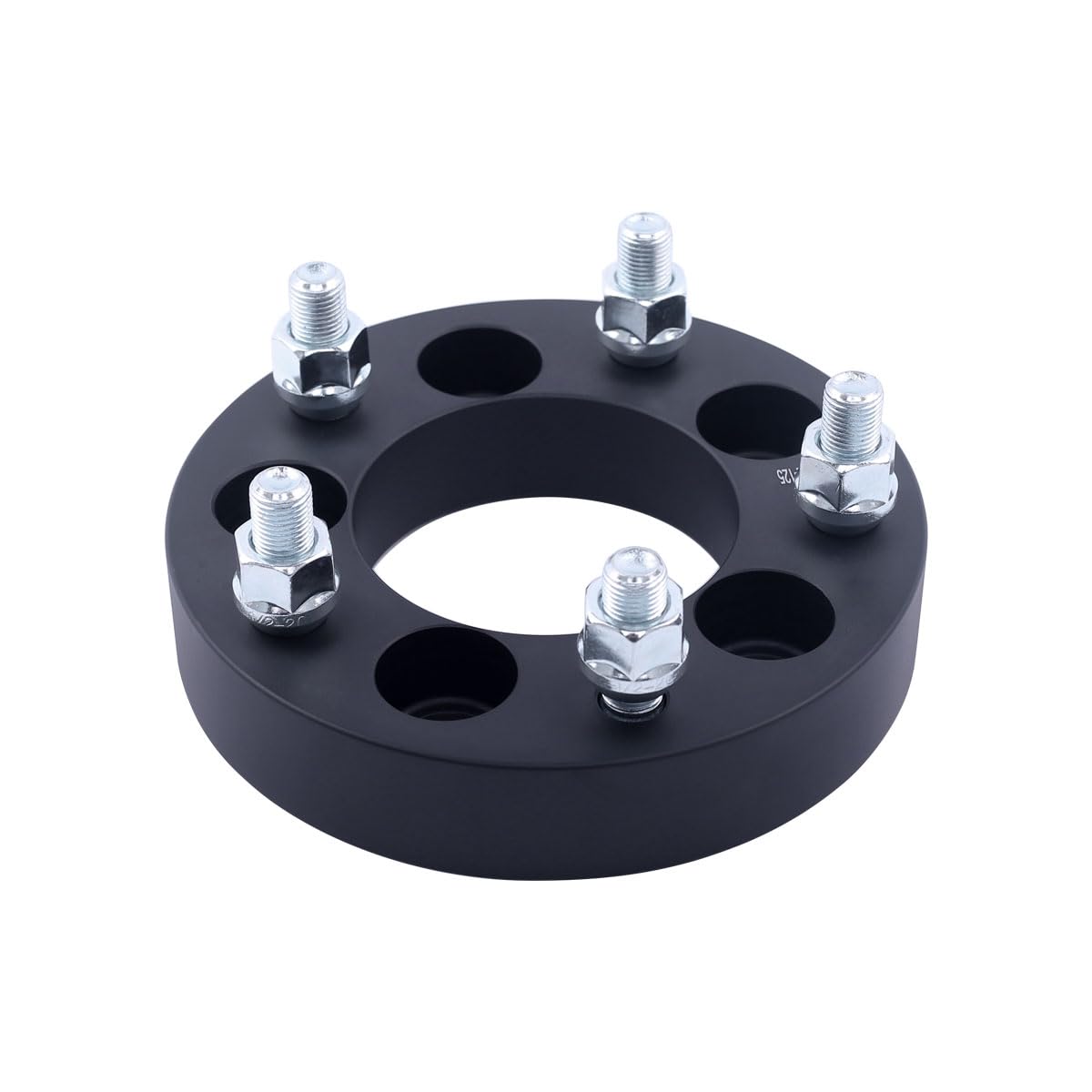 DCVAMOUS 4PC Black 5x4.5 5x114.3 Wheel Spacers 1 Inch with 1/2