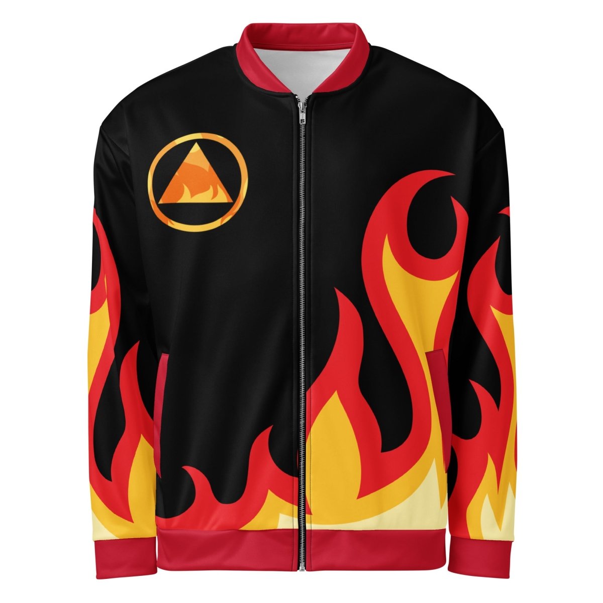 Flame of Sobriety Varsity Bomber Jacket - Stylish Letterman Jacket for Men & Women - Perfect for Casual Wear, Street Fashion & College Events