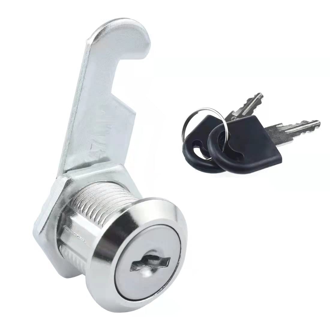 SDTC Tech 1 Pack Cabinet Cam Lock Set with 2 Keys - Secure Drawer Lock for Cabinets, Desks, Tables & Display Cases | Perfect for Home, Office & Retail Storage Security