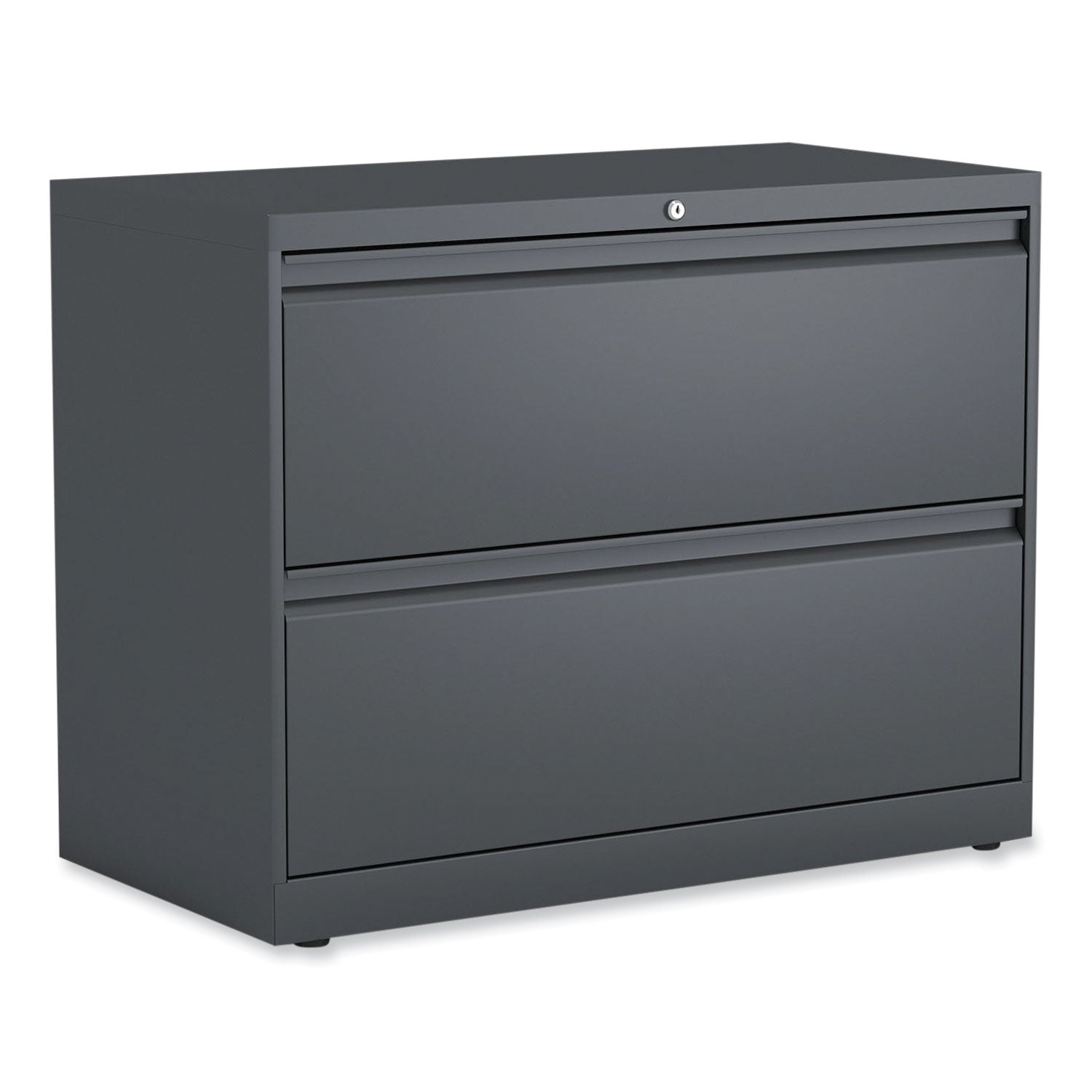 Alera® 2-Drawer Lateral File Cabinet - Legal/Letter/A4/A5 Size - Charcoal - 36