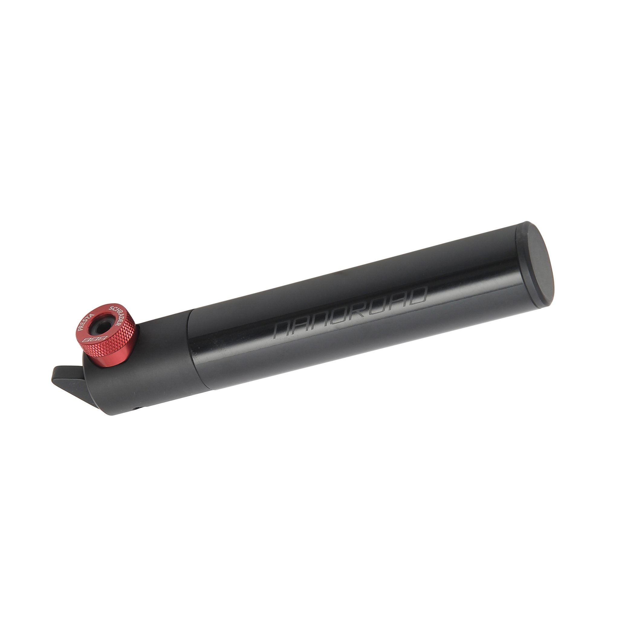 BBB NANOROAD BMP-48 Bike Tire Hand Pump - Portable Bicycle Air Pump for Road & Mountain Bikes - Perfect for Emergency Repairs & On-the-Go Cycling Adventures