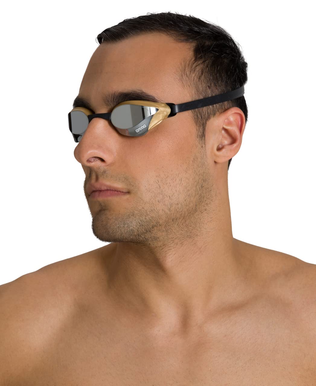 ARENA Unisex Cobra Core Swipe Anti-Fog Racing Swim Goggles - Polycarbonate Mirror/Non-Mirror Lens for Men & Women | Perfect for Competitive Swimming, Triathlons & Training