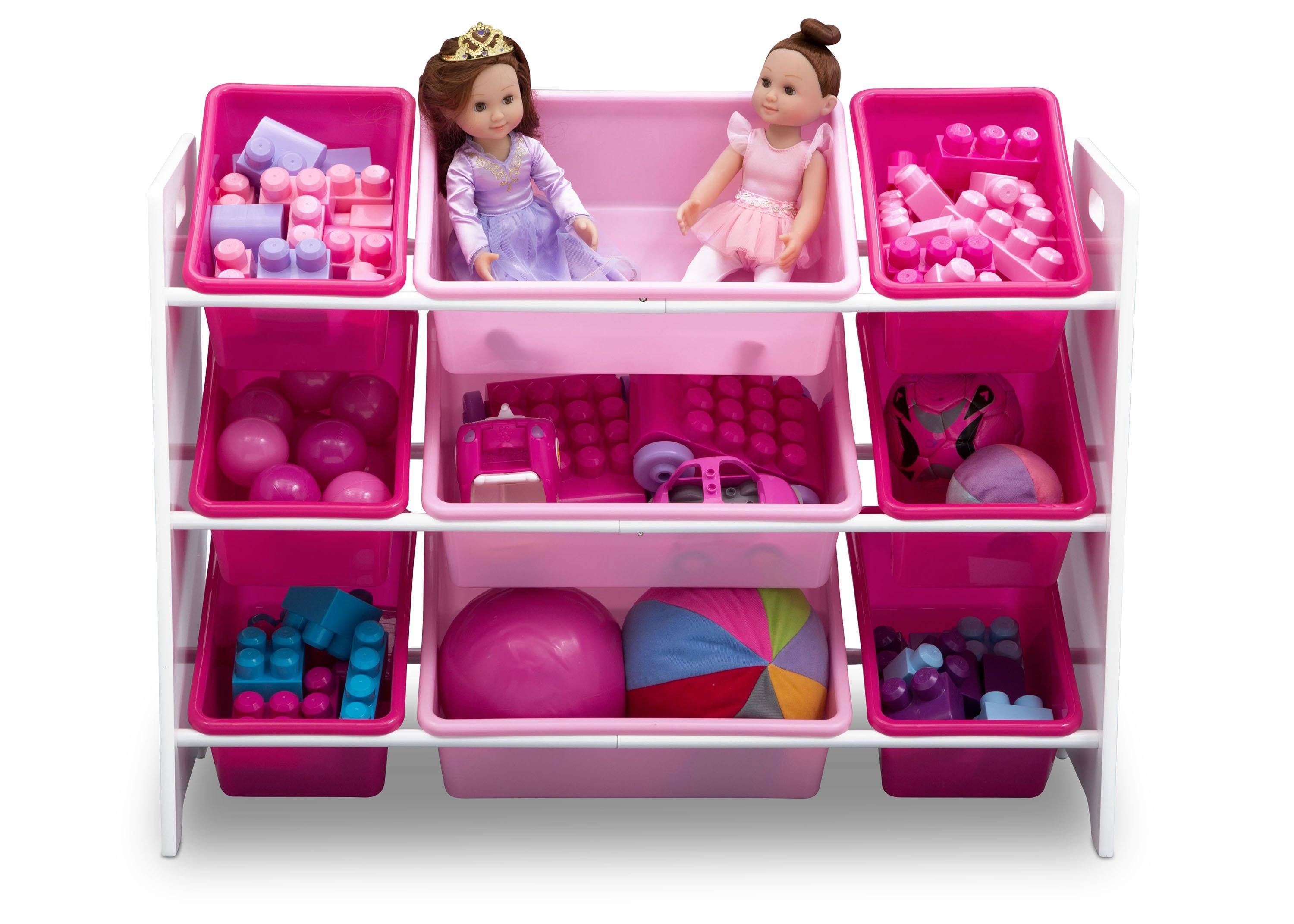 MySize 9 Bin Plastic Toy Organizer - Kids Room Storage Solution for Toys, Books & Crafts - Perfect for Playroom, Bedroom & Classroom Organization